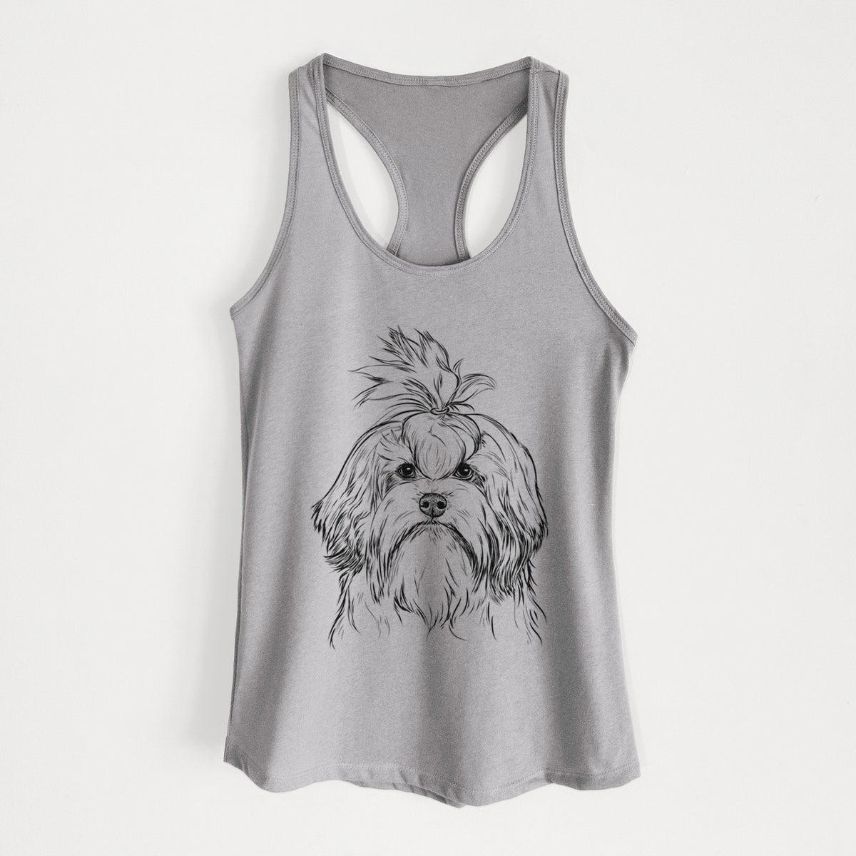 Tootsie the Lowchen - Women&#39;s Racerback Tanktop