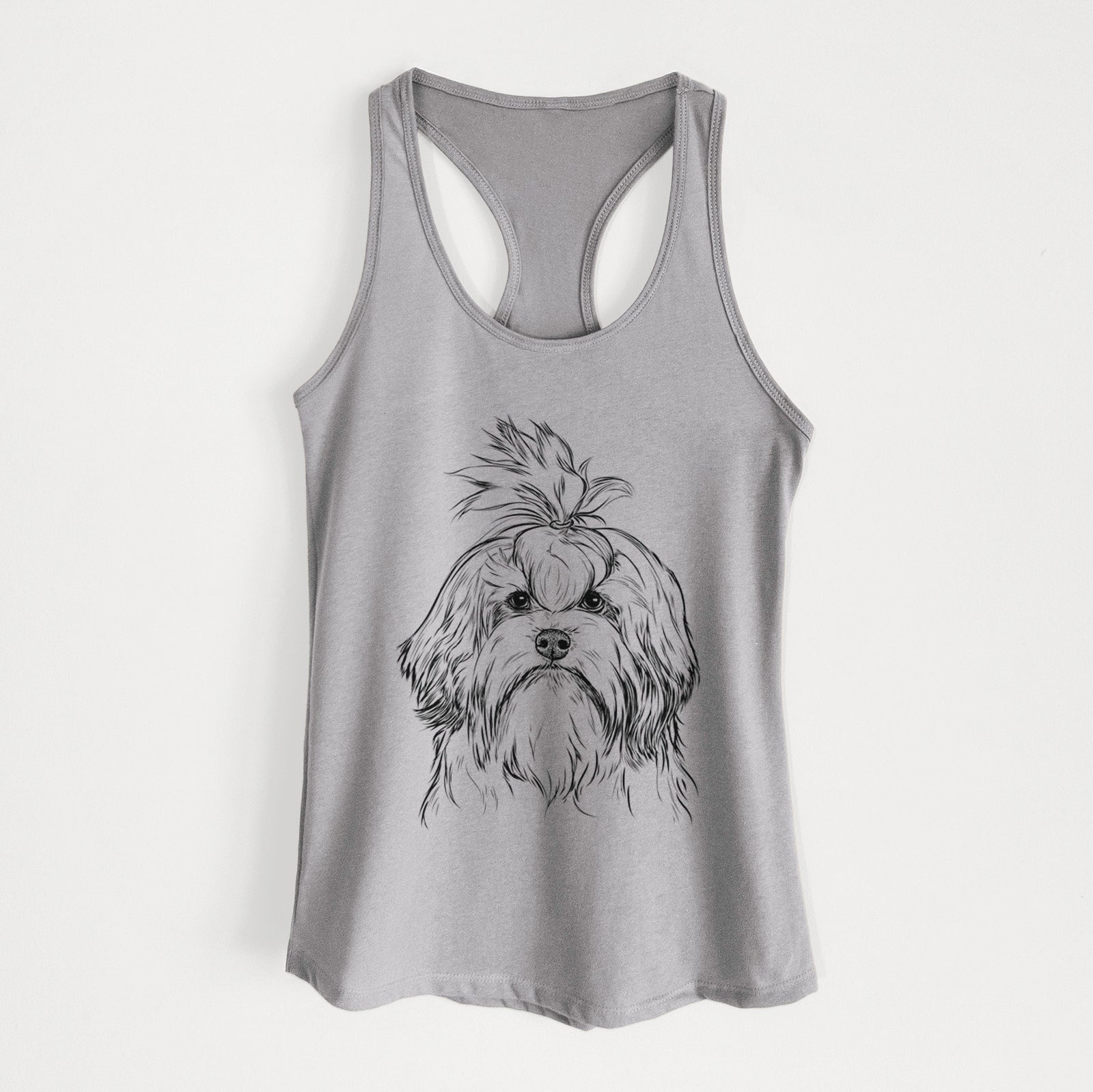 Tootsie the Lowchen - Women's Racerback Tanktop