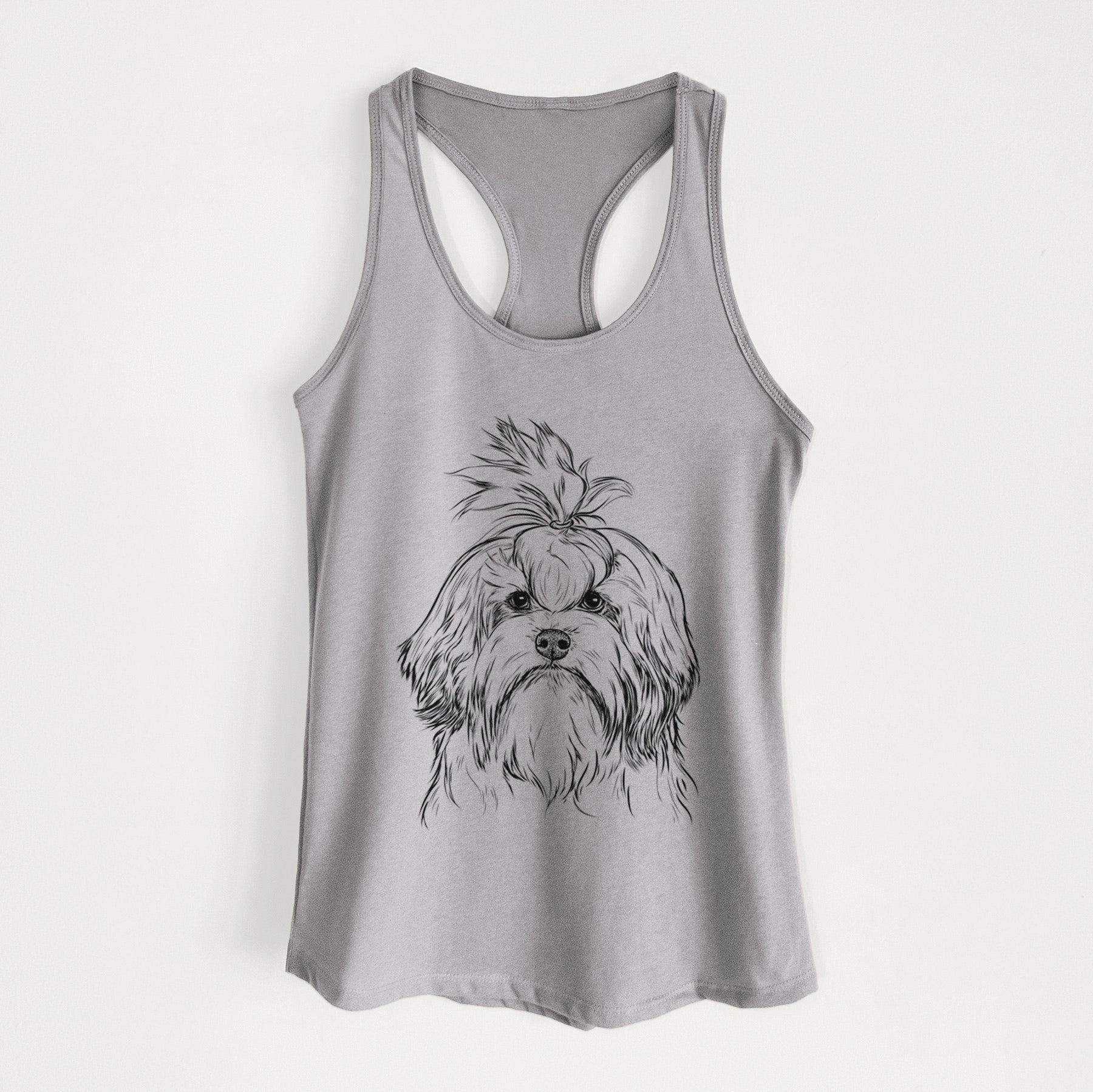 Tootsie the Lowchen - Women's Racerback Tanktop