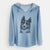 Bare Tosca the Karelian Bear Dog - Cali Wave Hooded Sweatshirt