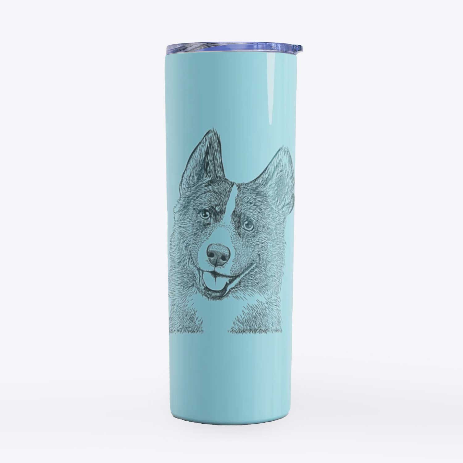 Tosca the Karelian Bear Dog - 20oz Skinny Tumbler