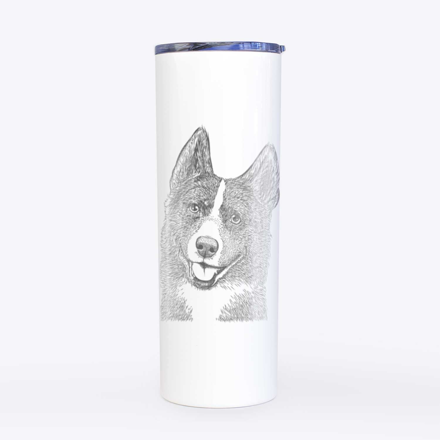 Tosca the Karelian Bear Dog - 20oz Skinny Tumbler