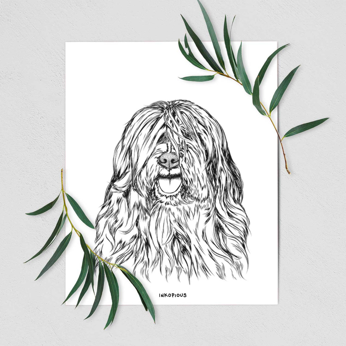 Trinket the Tibetan Terrier Art Print