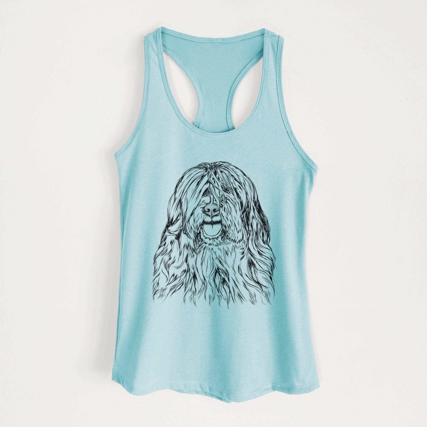 Trinket the Tibetan Terrier - Women's Racerback Tanktop