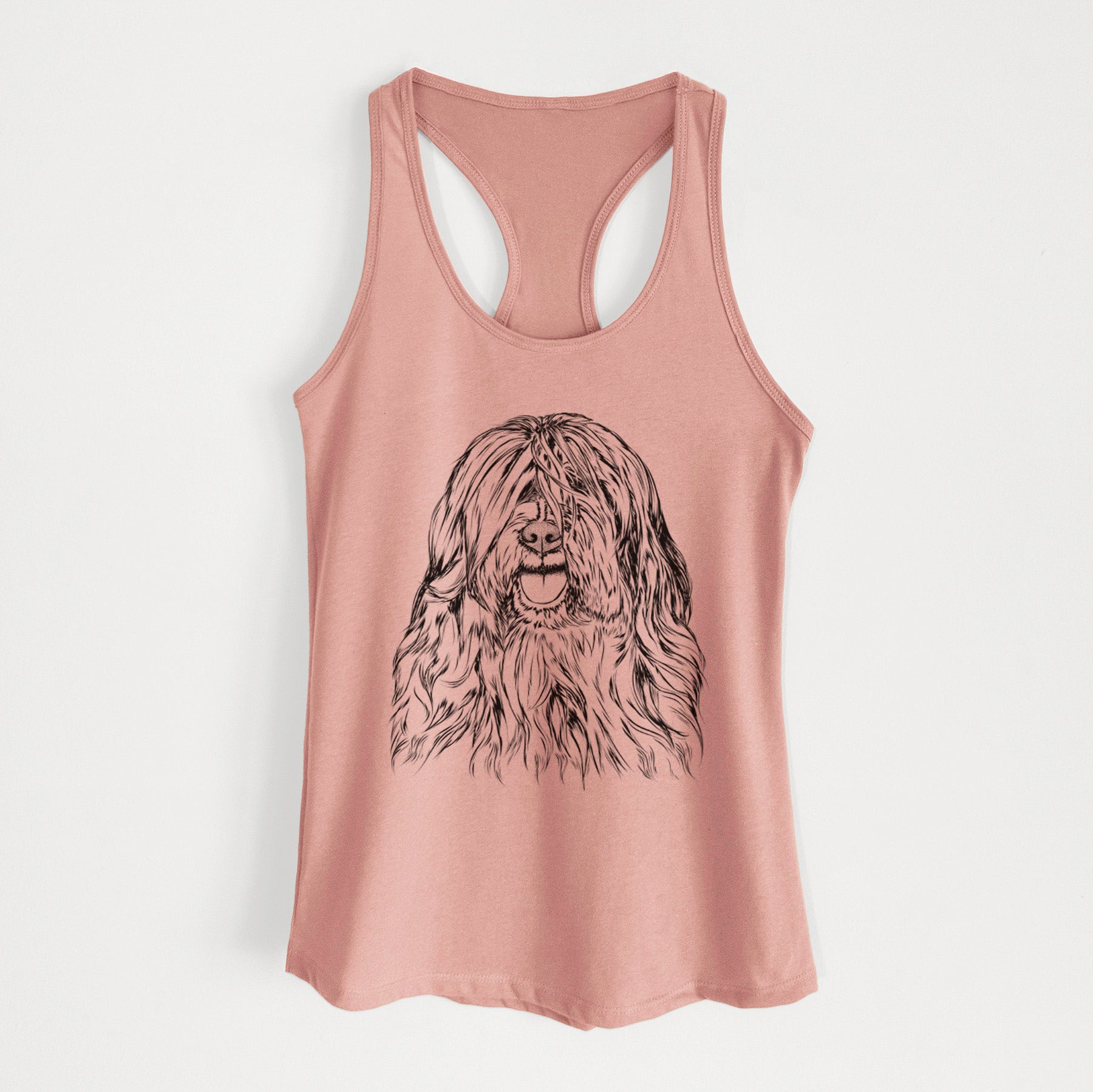 Trinket the Tibetan Terrier - Women's Racerback Tanktop