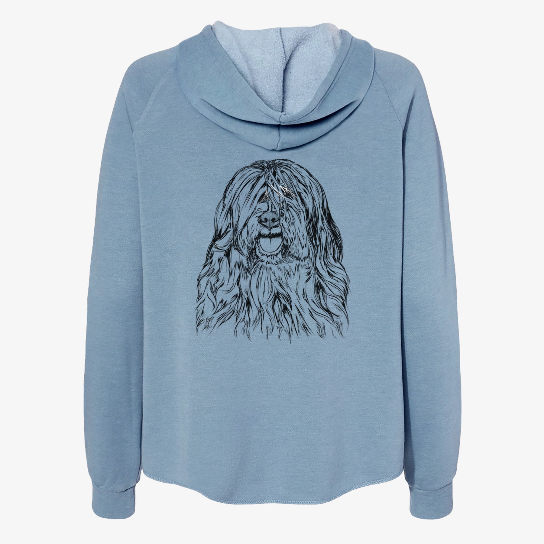 Trinket the Tibetan Terrier - Women's Cali Wave Zip-Up Sweatshirt