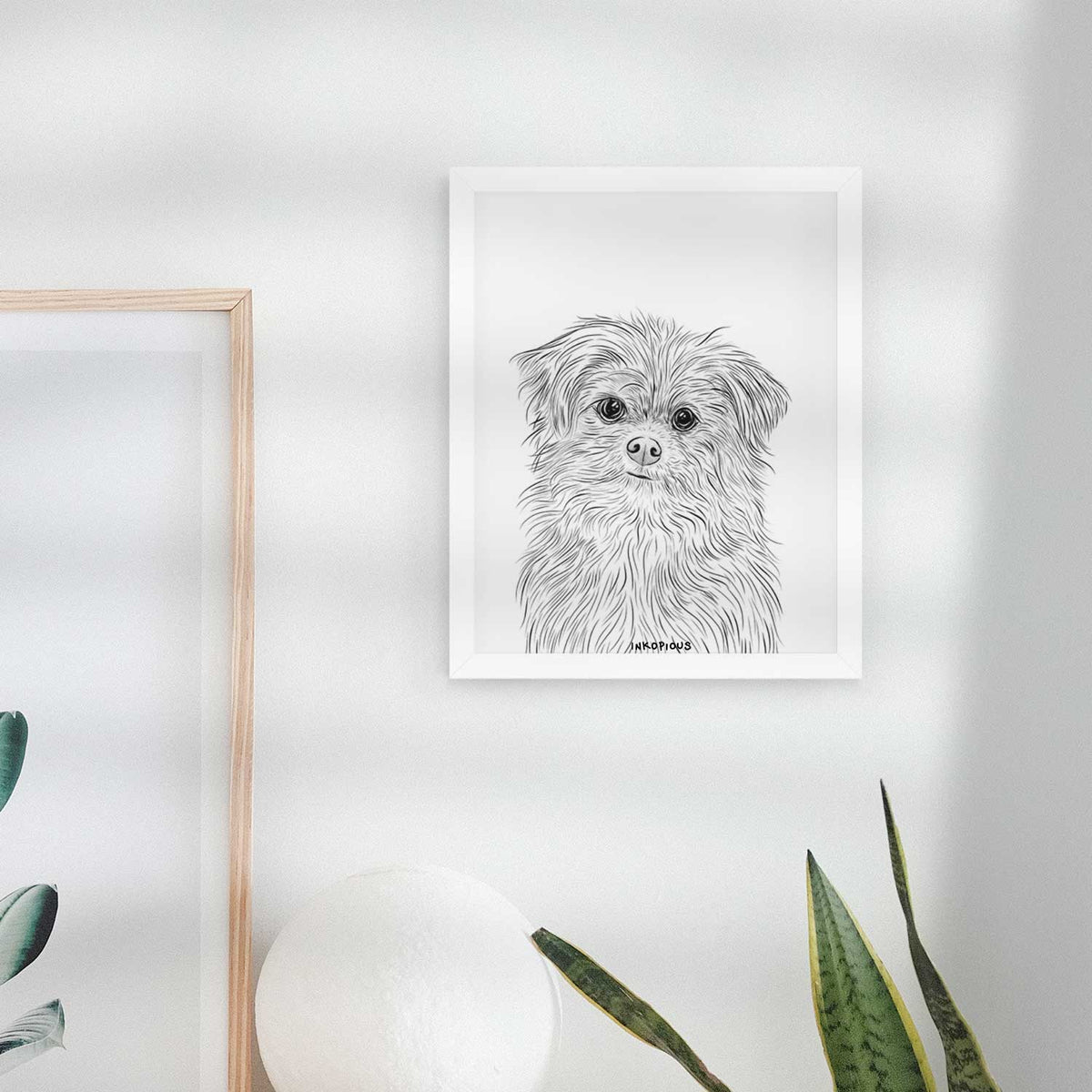 Trixie the Terrier Mix Art Print
