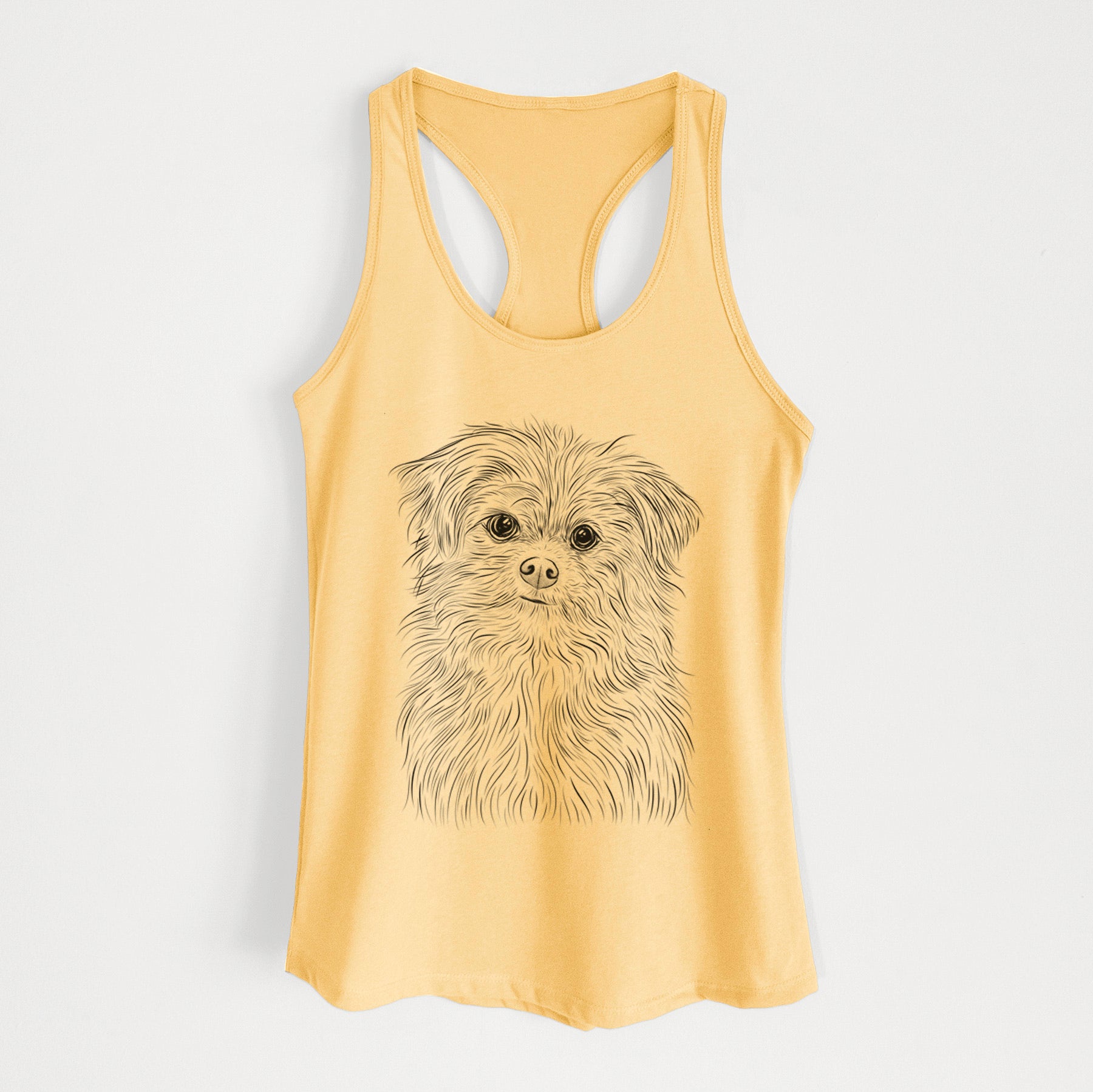 Trixie the Terrier Mix - Women's Racerback Tanktop