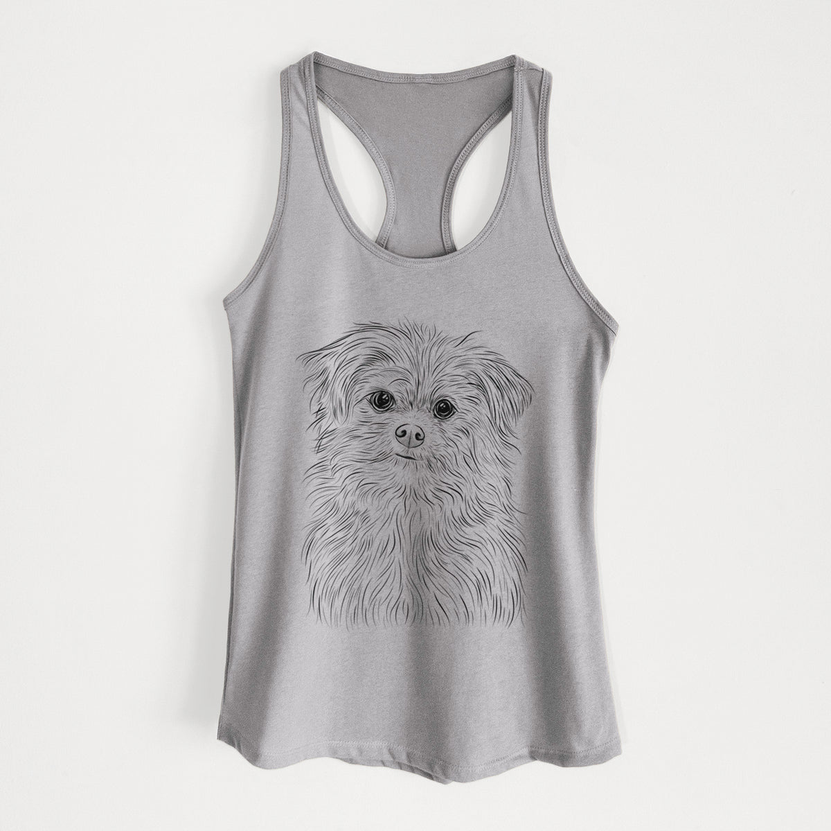 Trixie the Terrier Mix - Women&#39;s Racerback Tanktop