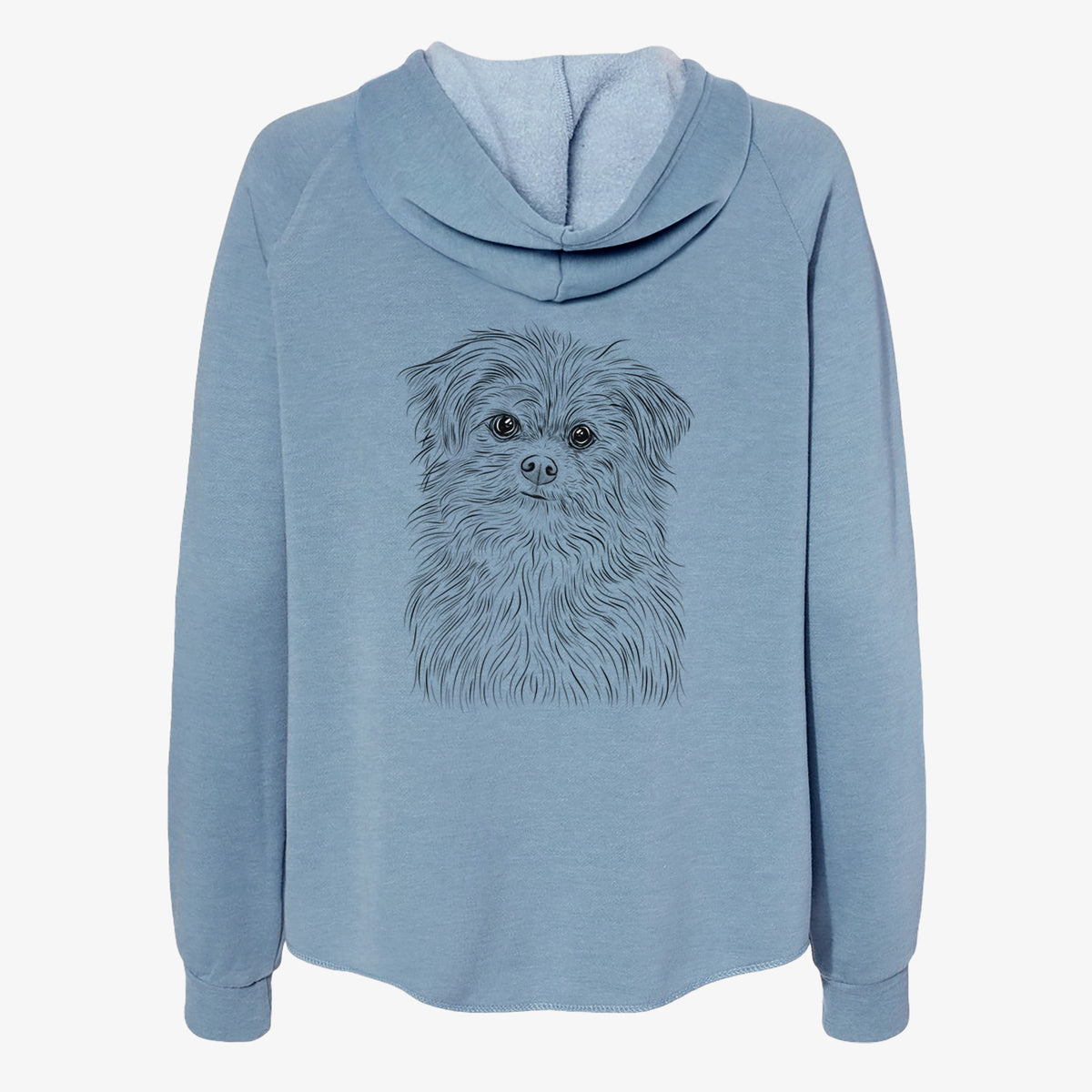 Trixie the Terrier Mix - Women's Cali Wave Zip-Up Sweatshirt