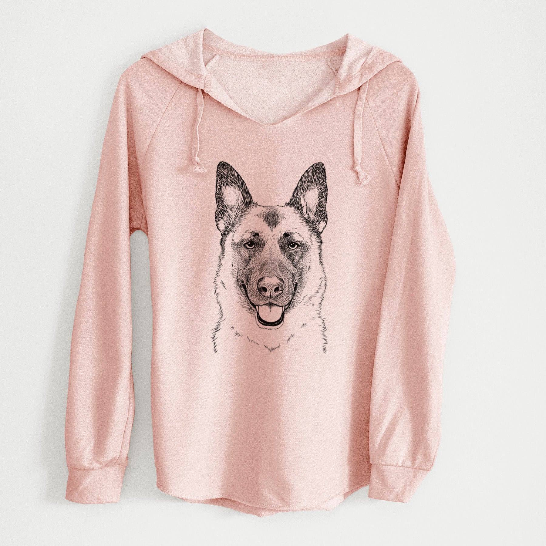 Bare Trooper the German Shepherd - Cali Wave Hooded Sweatshirt