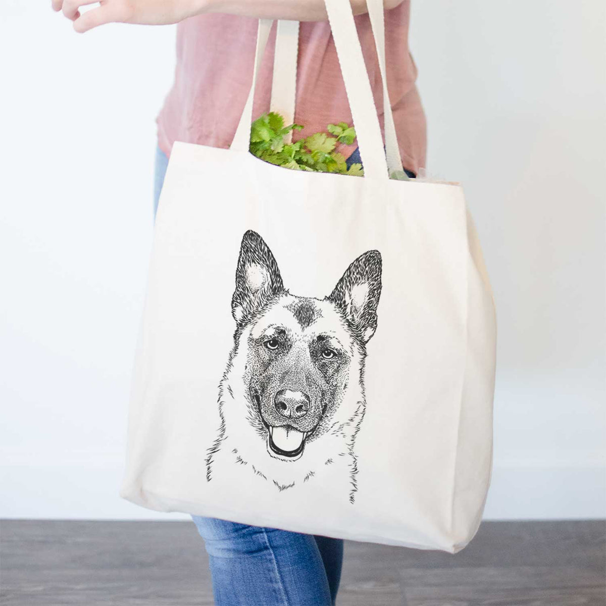 Trooper the German Shepherd - Tote Bag