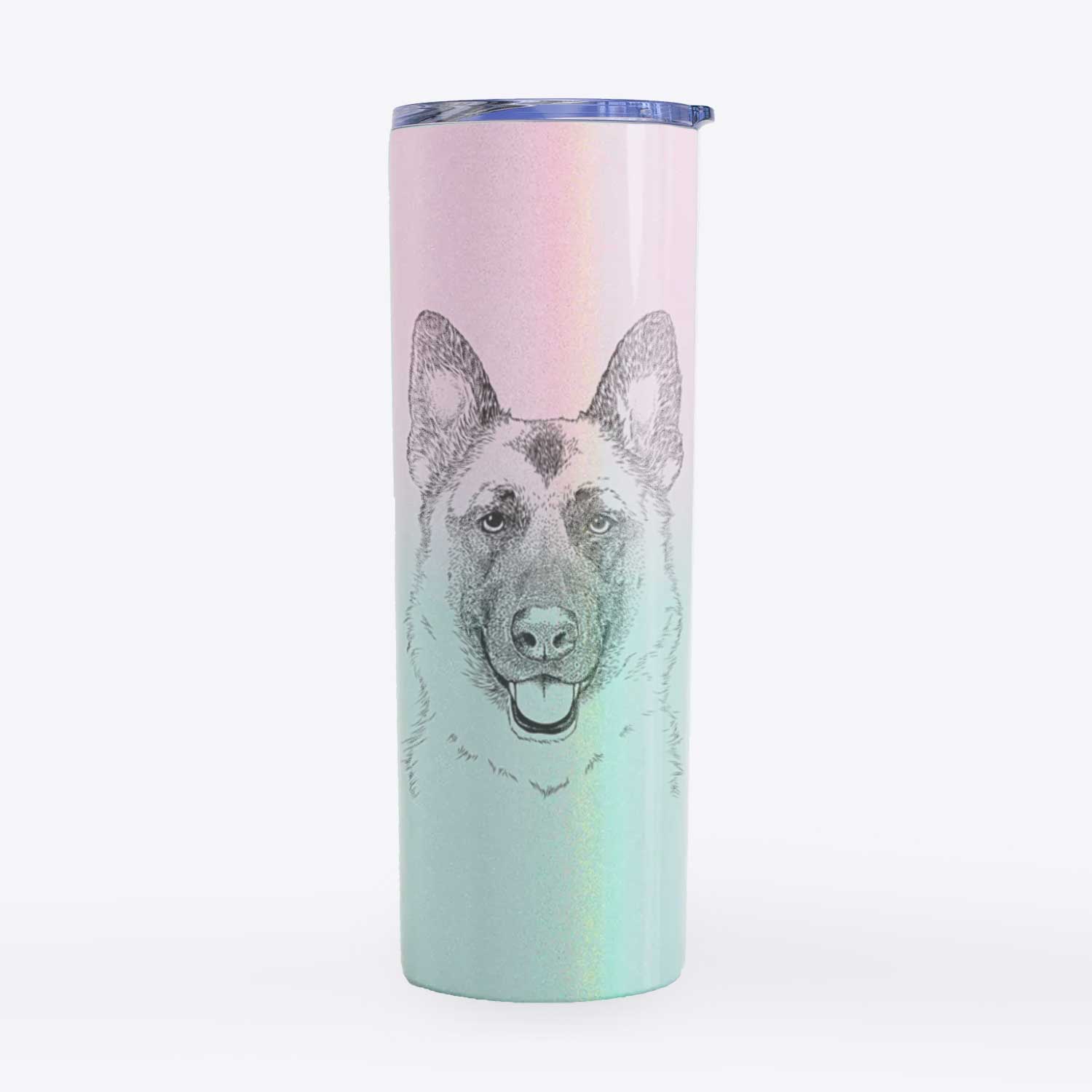 Trooper the German Shepherd - 20oz Skinny Tumbler