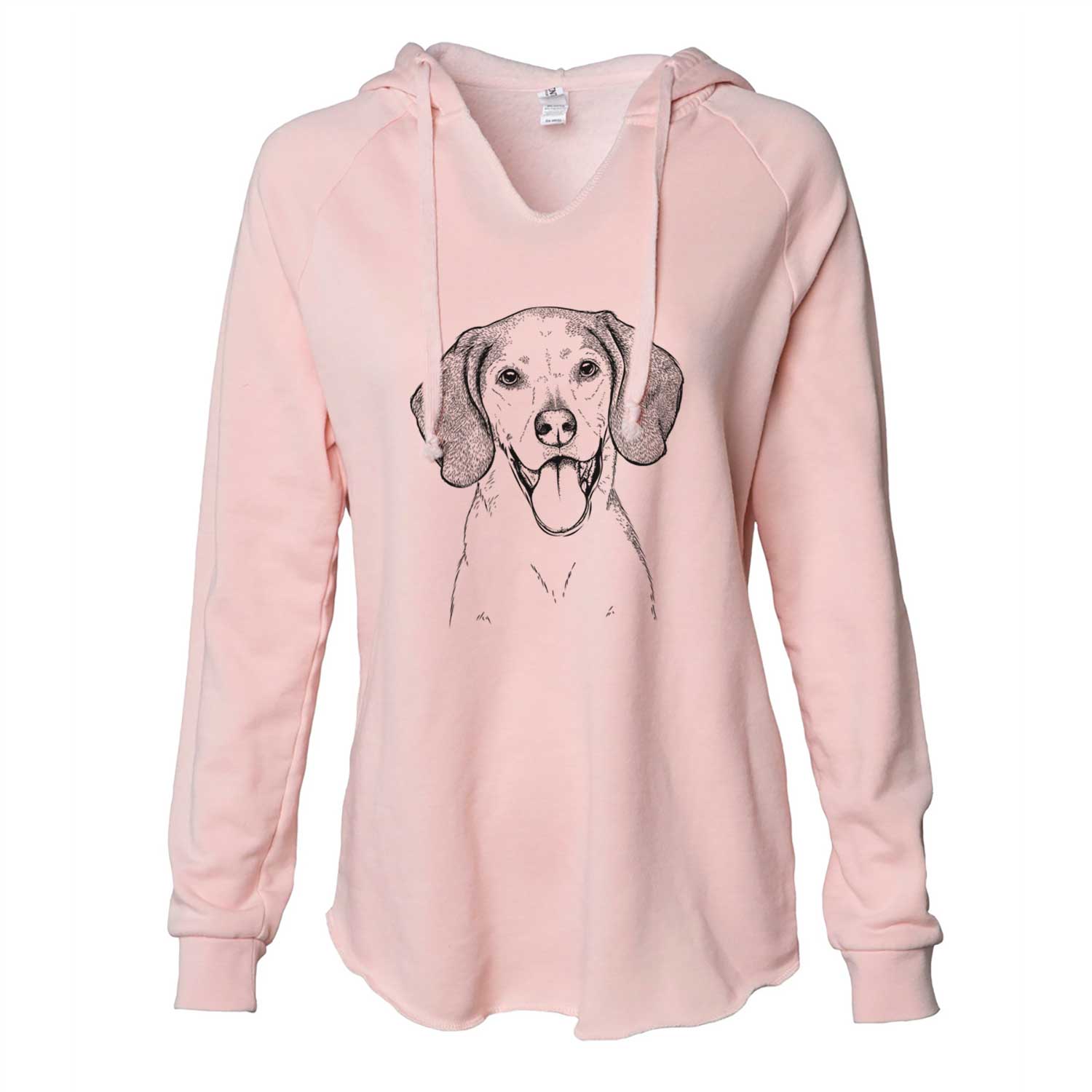 Trooper the Hound Mix - Cali Wave Hooded Sweatshirt