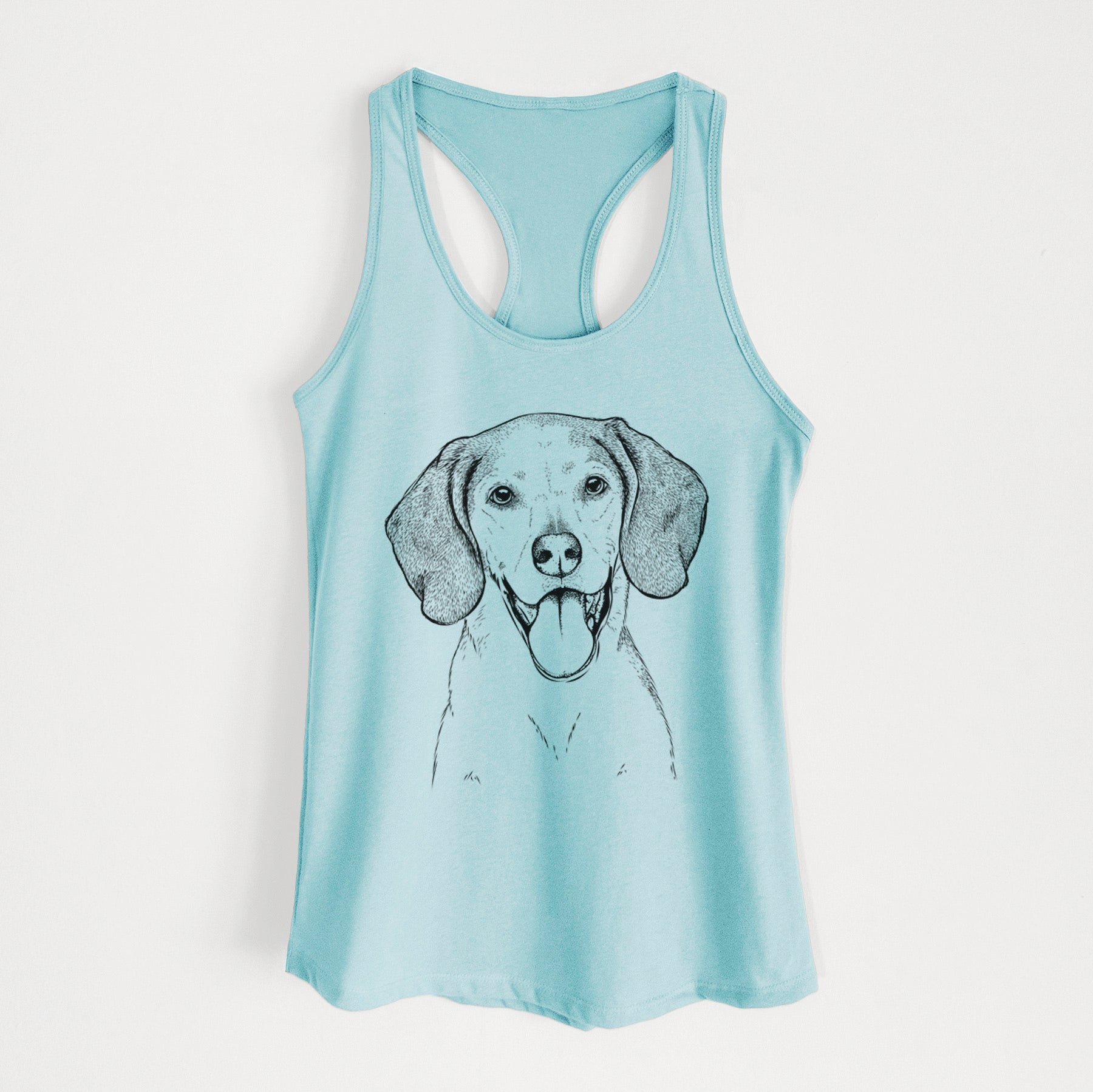 Trooper the Hound Mix - Women's Racerback Tanktop