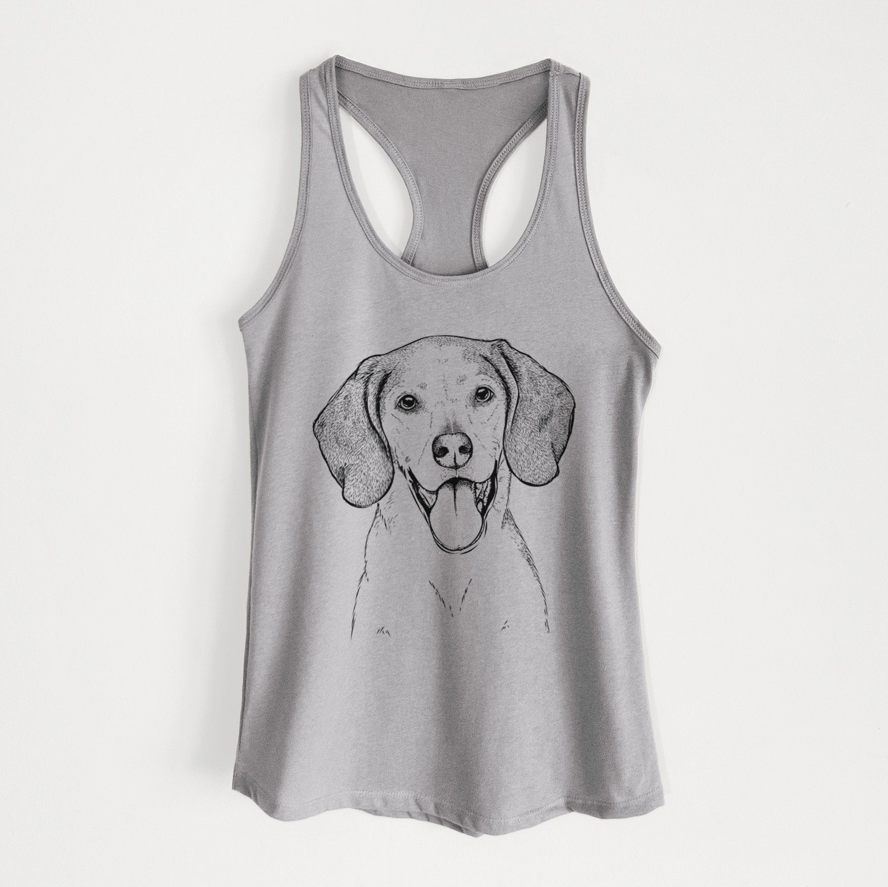 Trooper the Hound Mix - Women's Racerback Tanktop