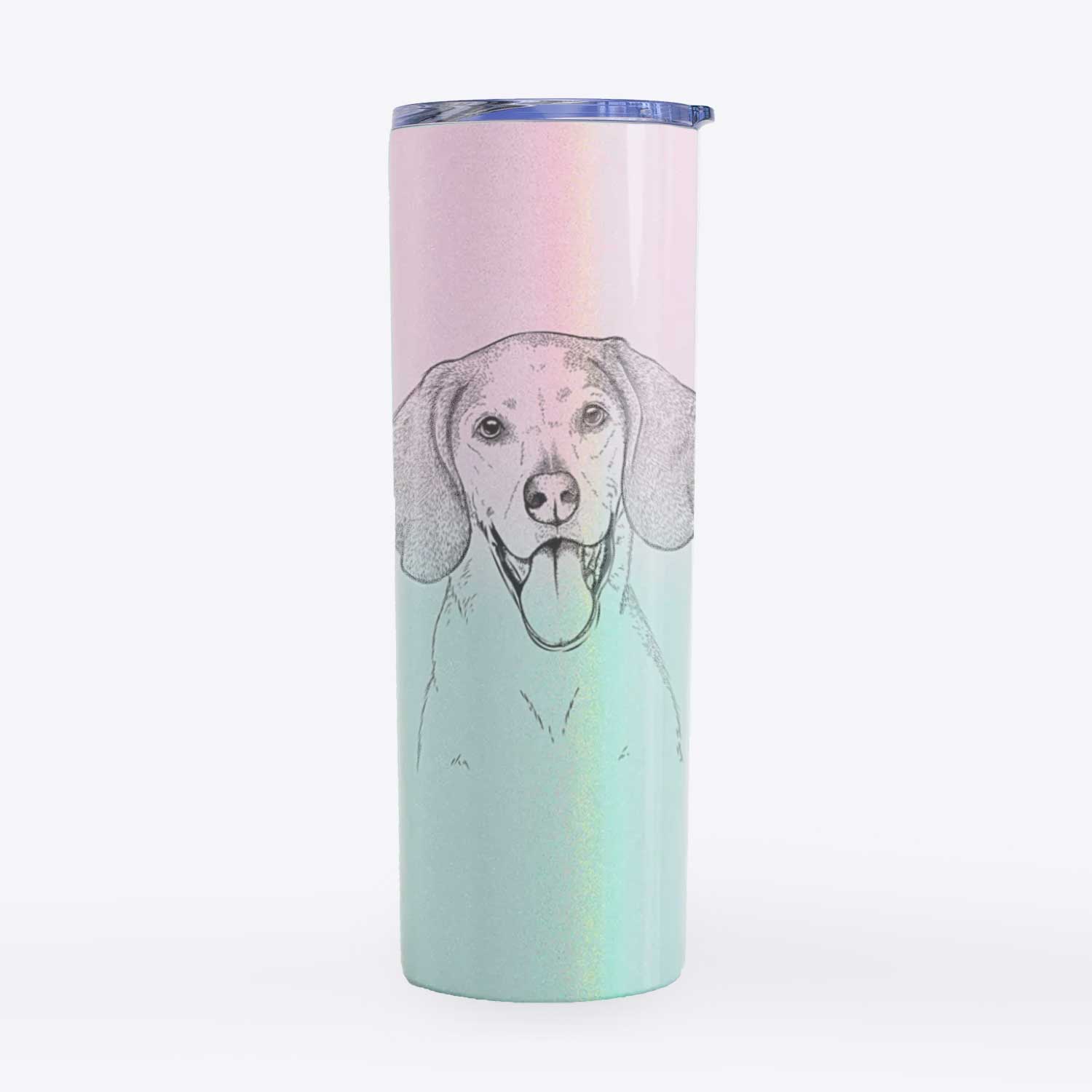 Trooper the Hound Mix - 20oz Skinny Tumbler