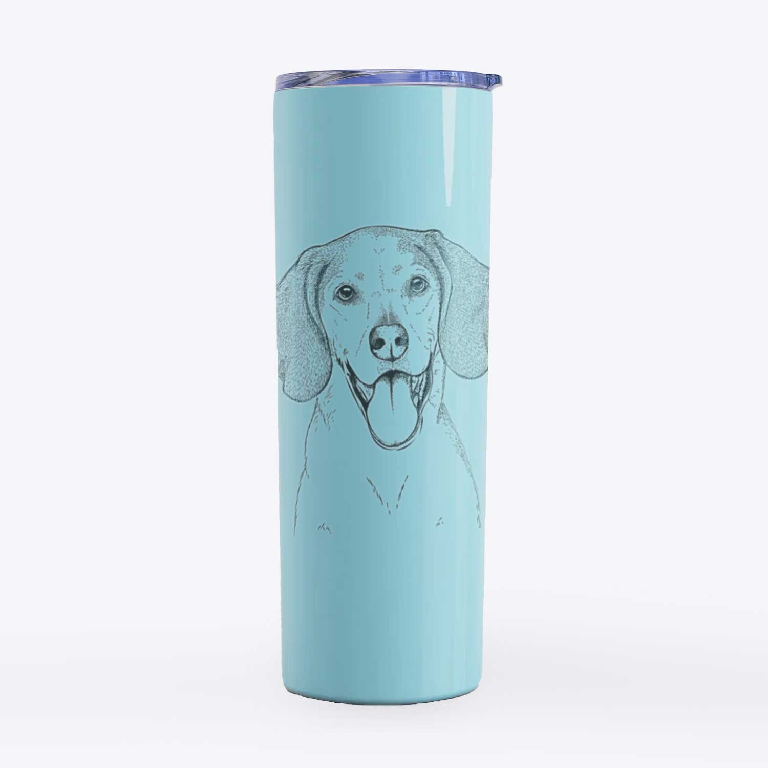 Trooper the Hound Mix - 20oz Skinny Tumbler