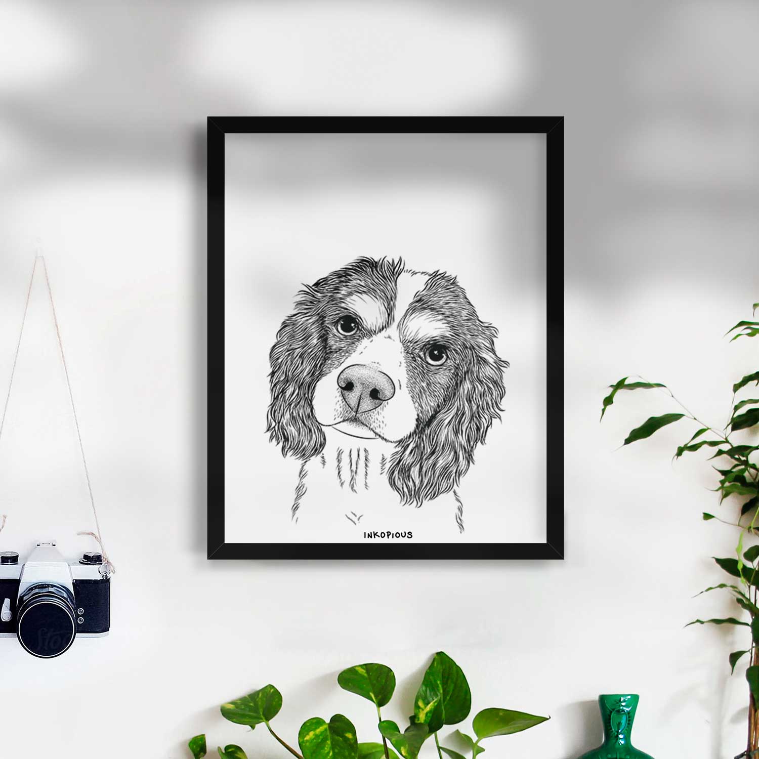 Truman the Cavalier King Charles Spaniel Art Print