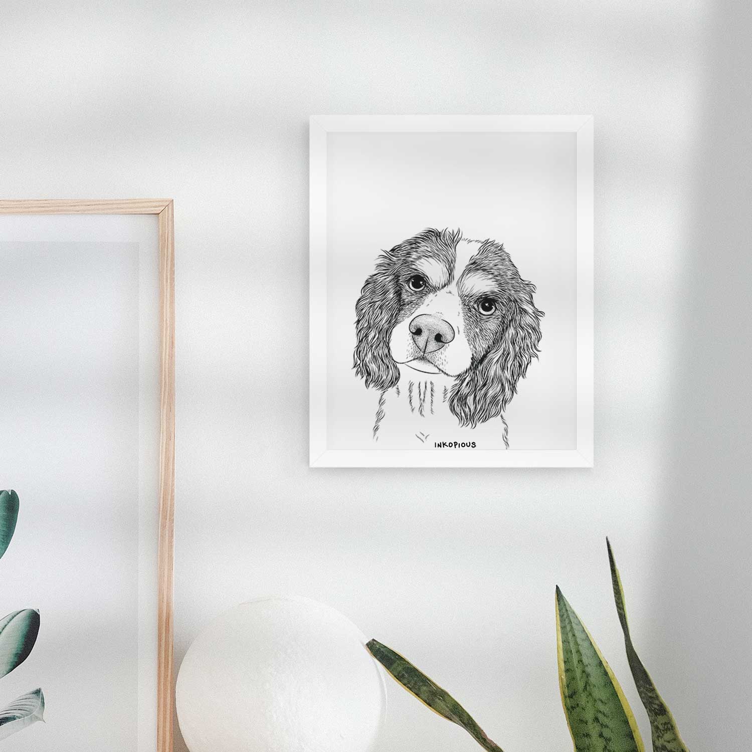 Truman the Cavalier King Charles Spaniel Art Print