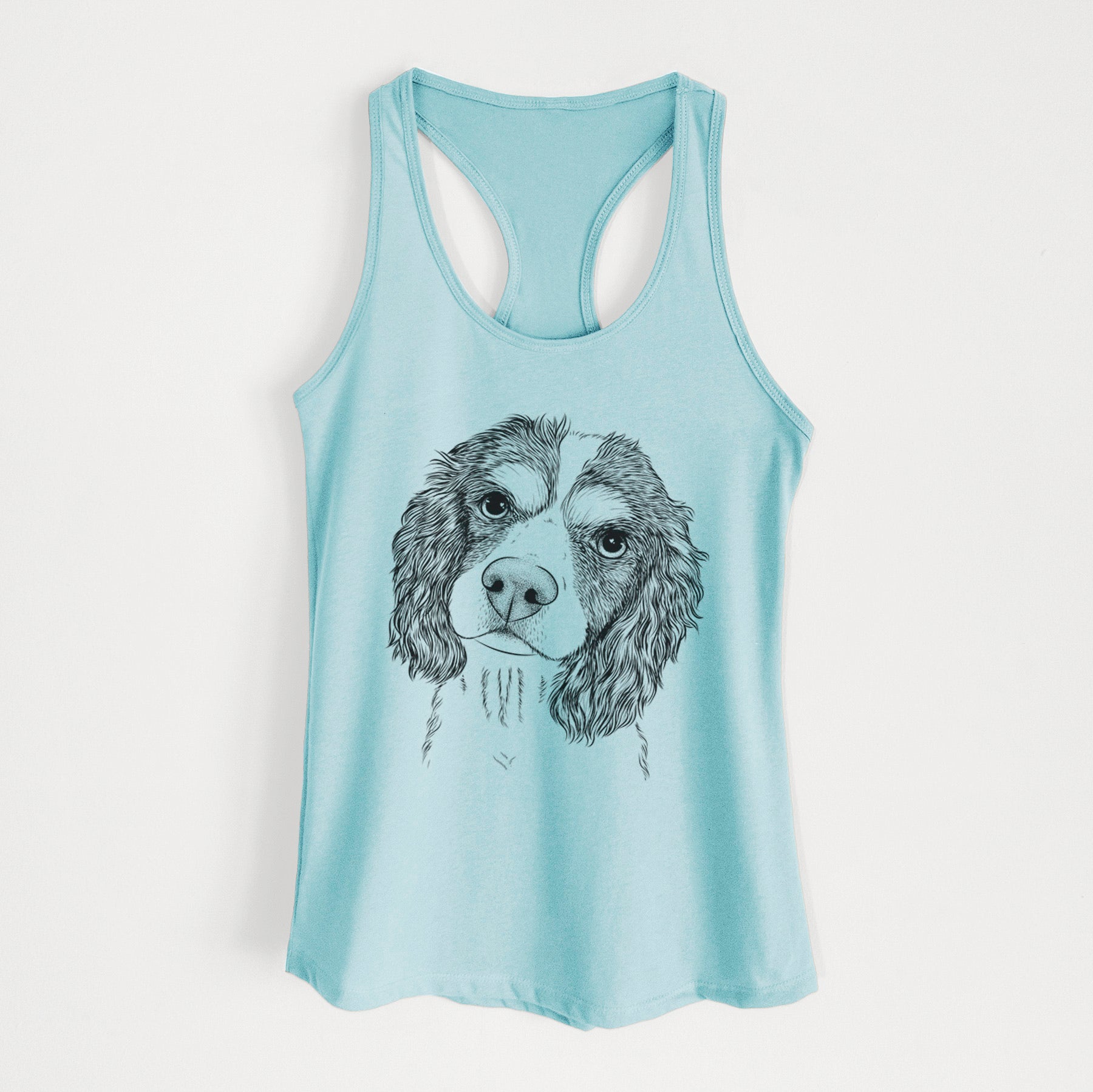 Truman the Cavalier King Charles Spaniel - Women's Racerback Tanktop