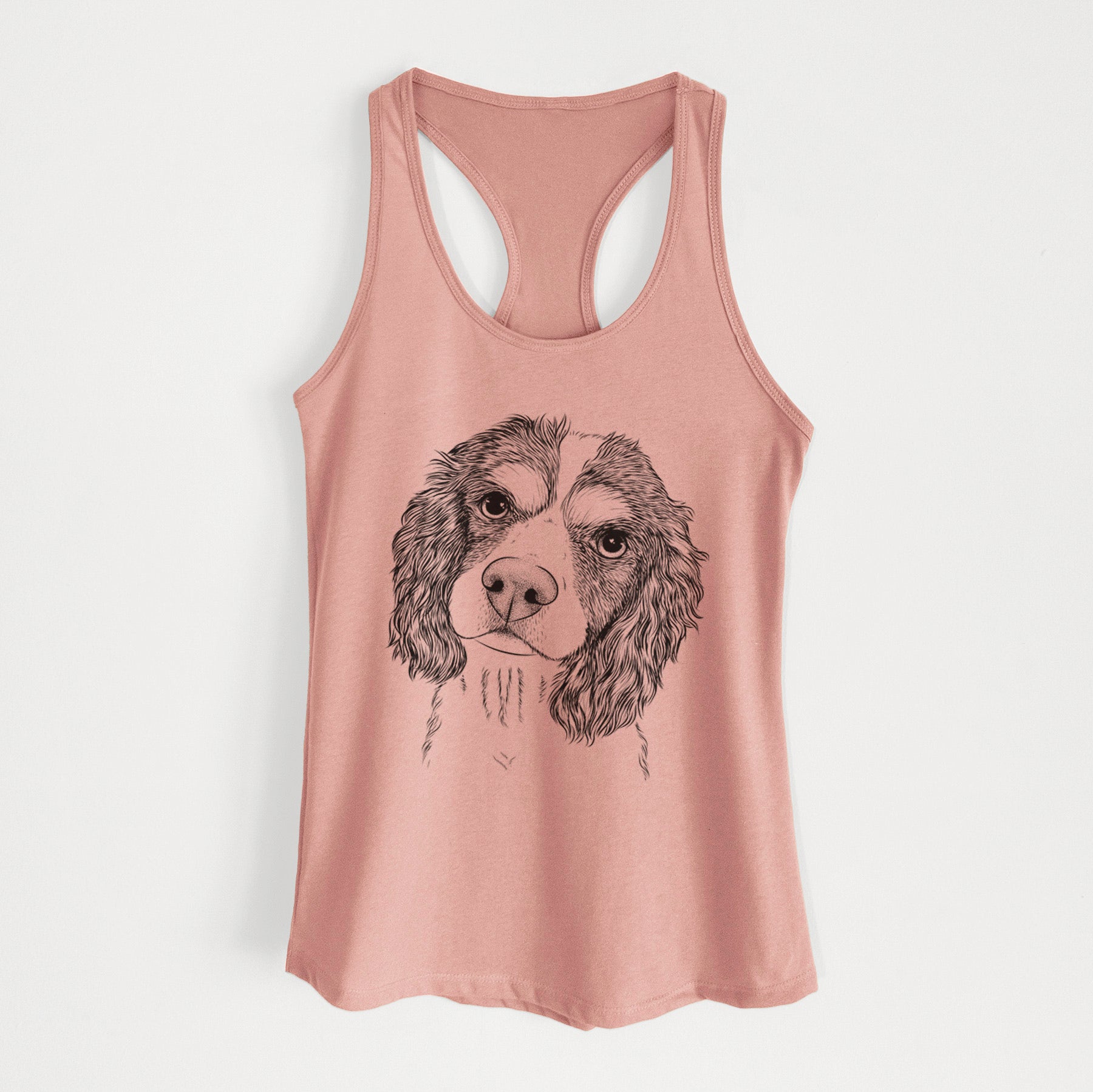 Truman the Cavalier King Charles Spaniel - Women's Racerback Tanktop