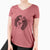 Bare Truman the Cavalier King Charles Spaniel - Women's V-neck Shirt