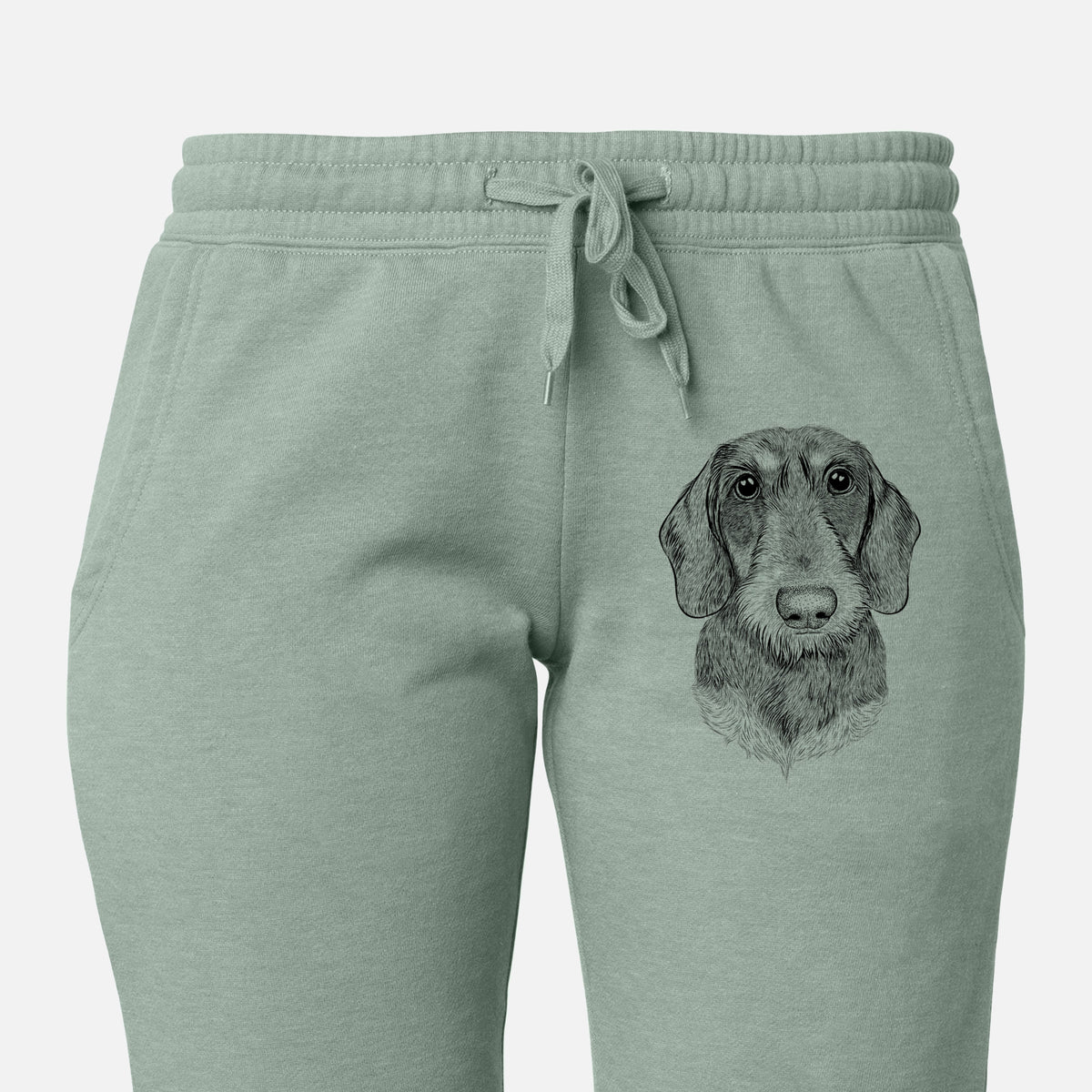 Truman the Wirehaired Dachshund - Women&#39;s Cali Wave Joggers