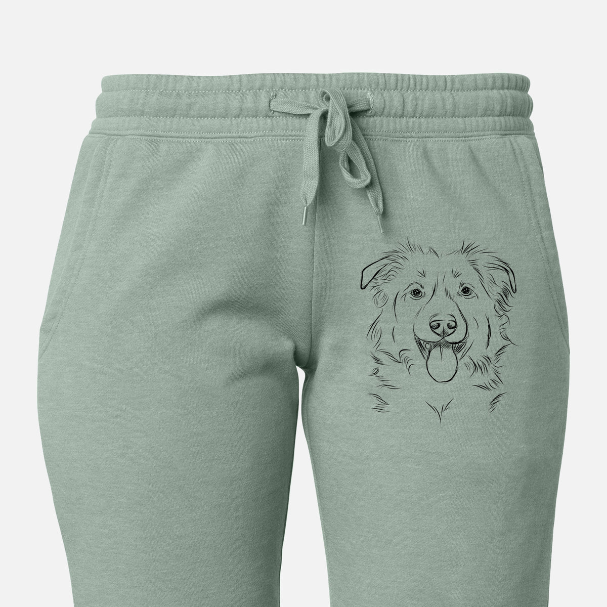 Tucker the Collie Shepherd - Women&#39;s Cali Wave Joggers