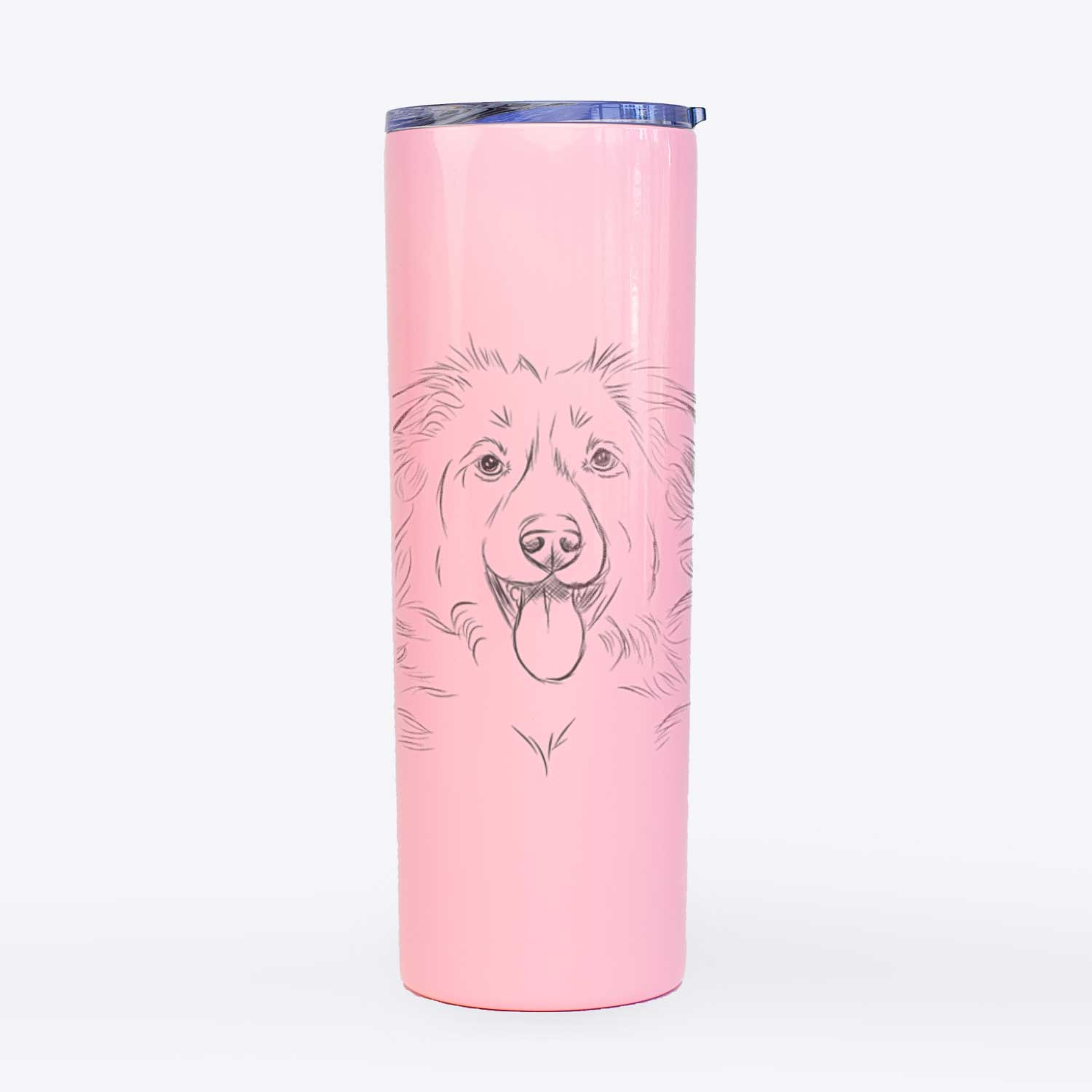 Tucker the Collie Shepherd - 20oz Skinny Tumbler