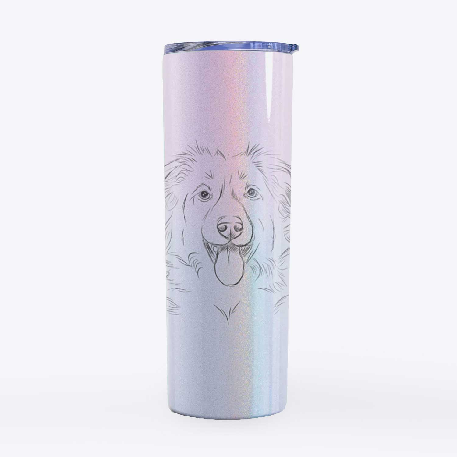 Tucker the Collie Shepherd - 20oz Skinny Tumbler