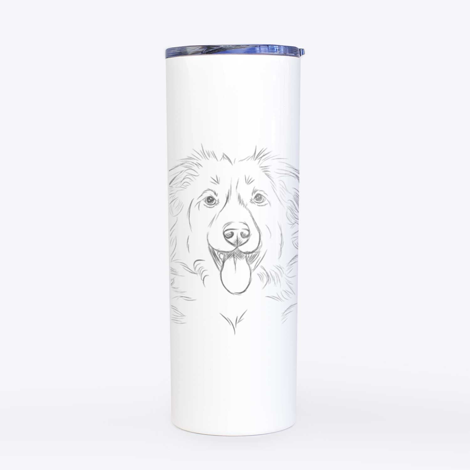 Tucker the Collie Shepherd - 20oz Skinny Tumbler