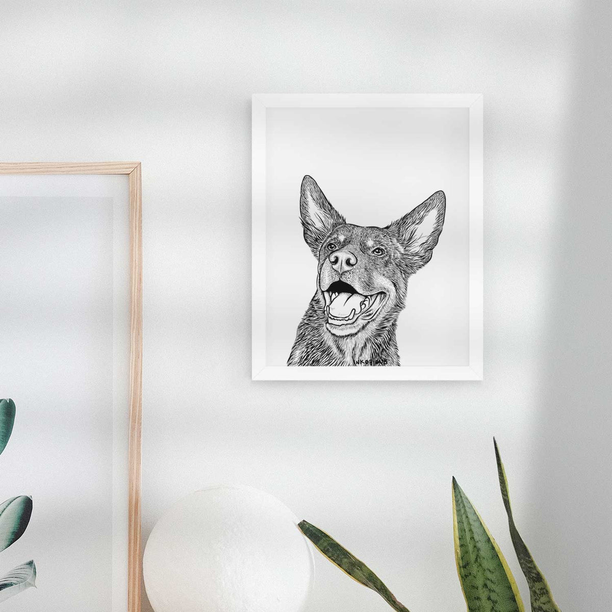 Tucker the Australian Kelpie Art Print