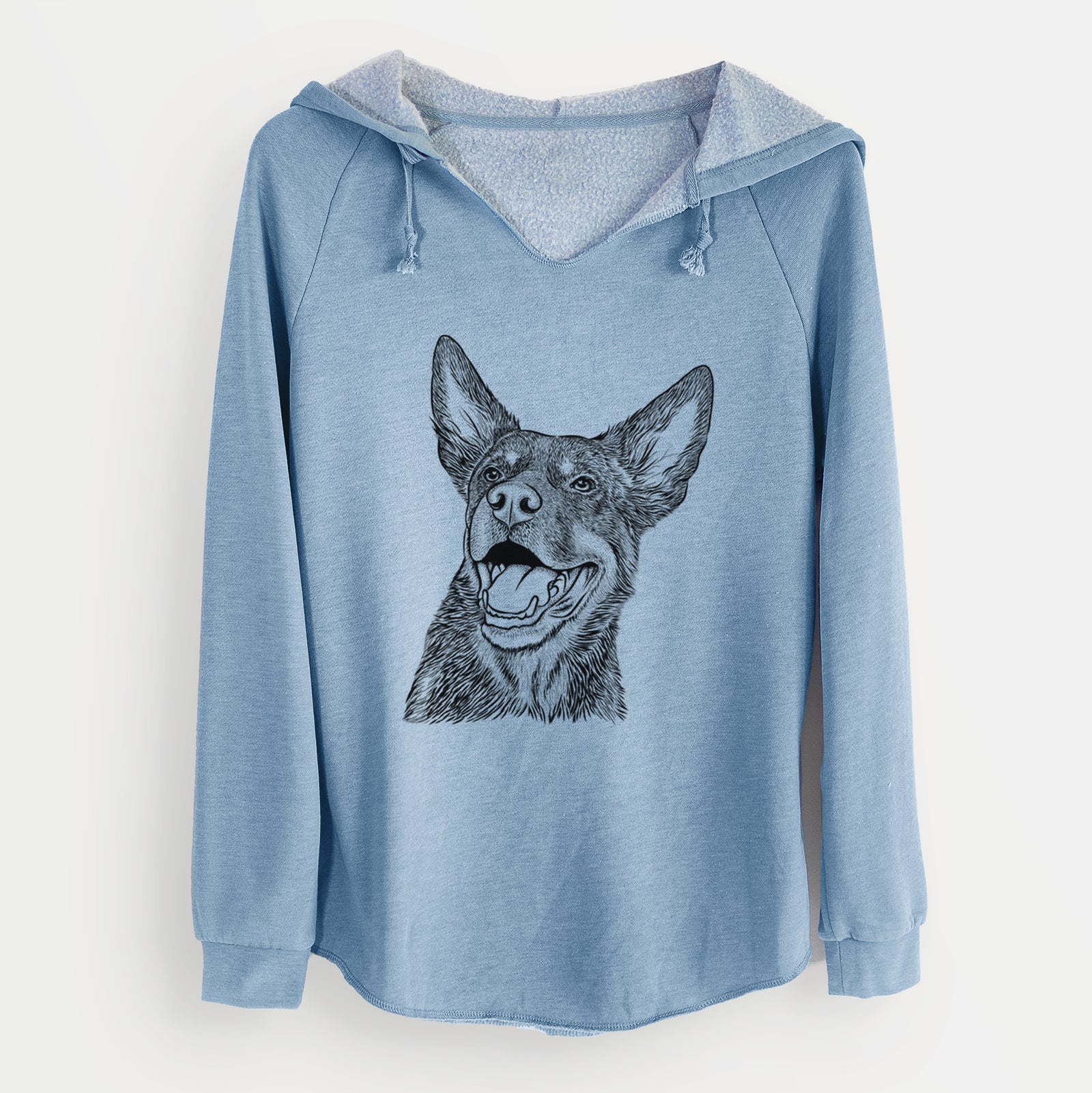 Bare Tucker the Australian Kelpie - Cali Wave Hooded Sweatshirt