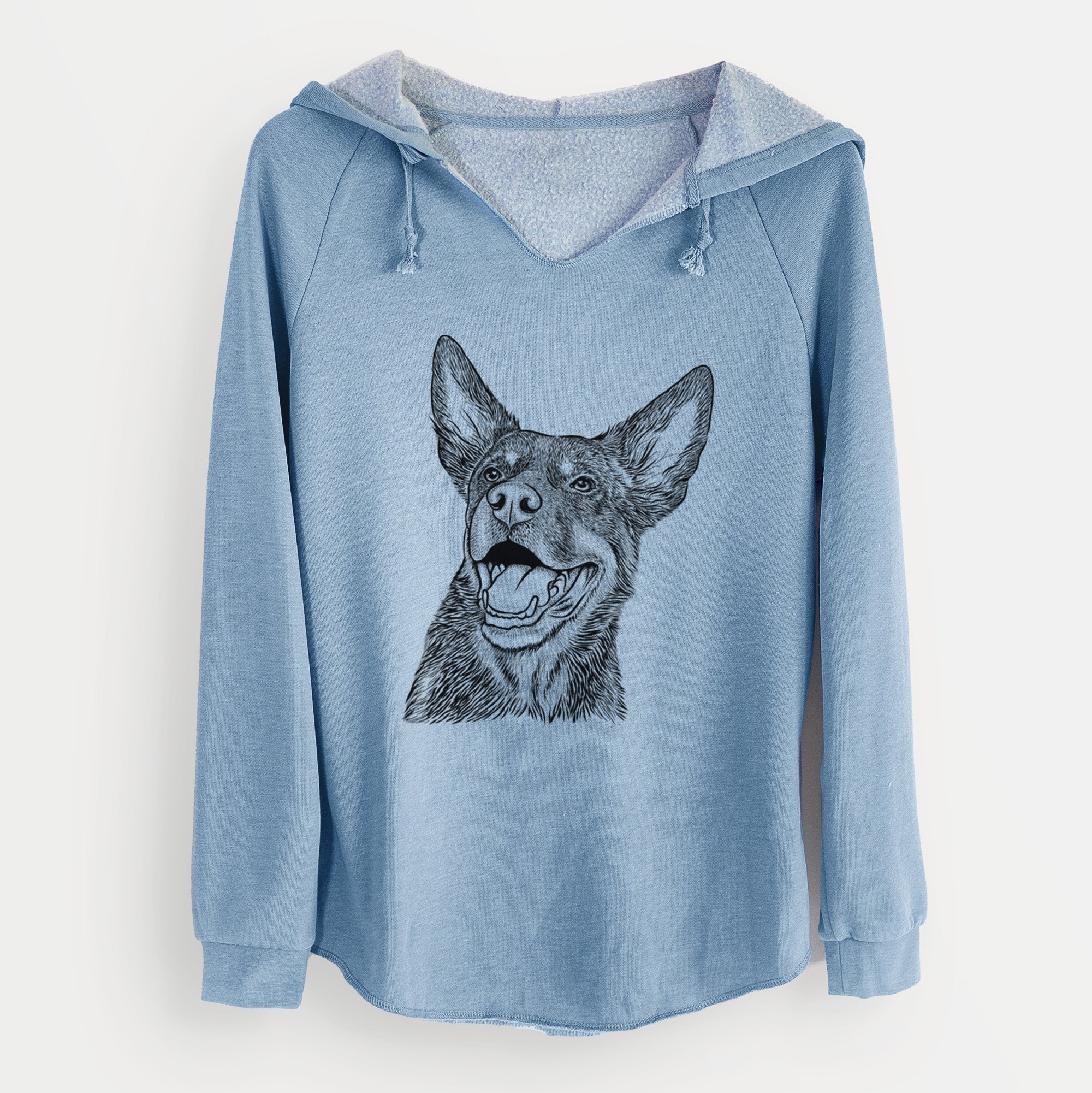 Bare Tucker the Australian Kelpie - Cali Wave Hooded Sweatshirt