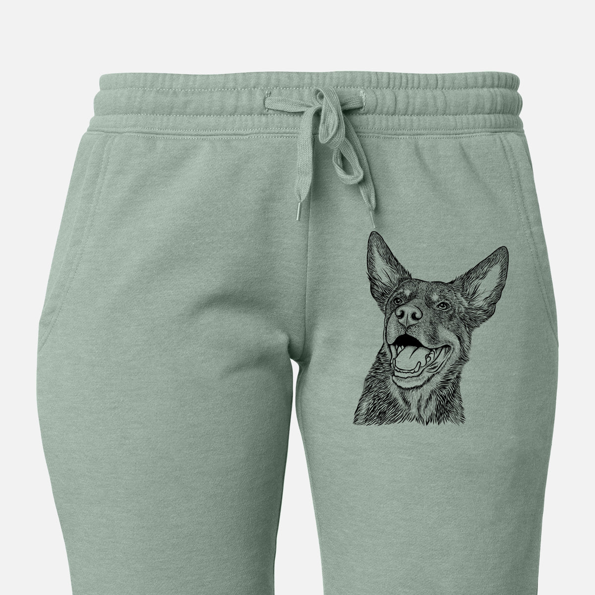 Tucker the Australian Kelpie - Women&#39;s Cali Wave Joggers