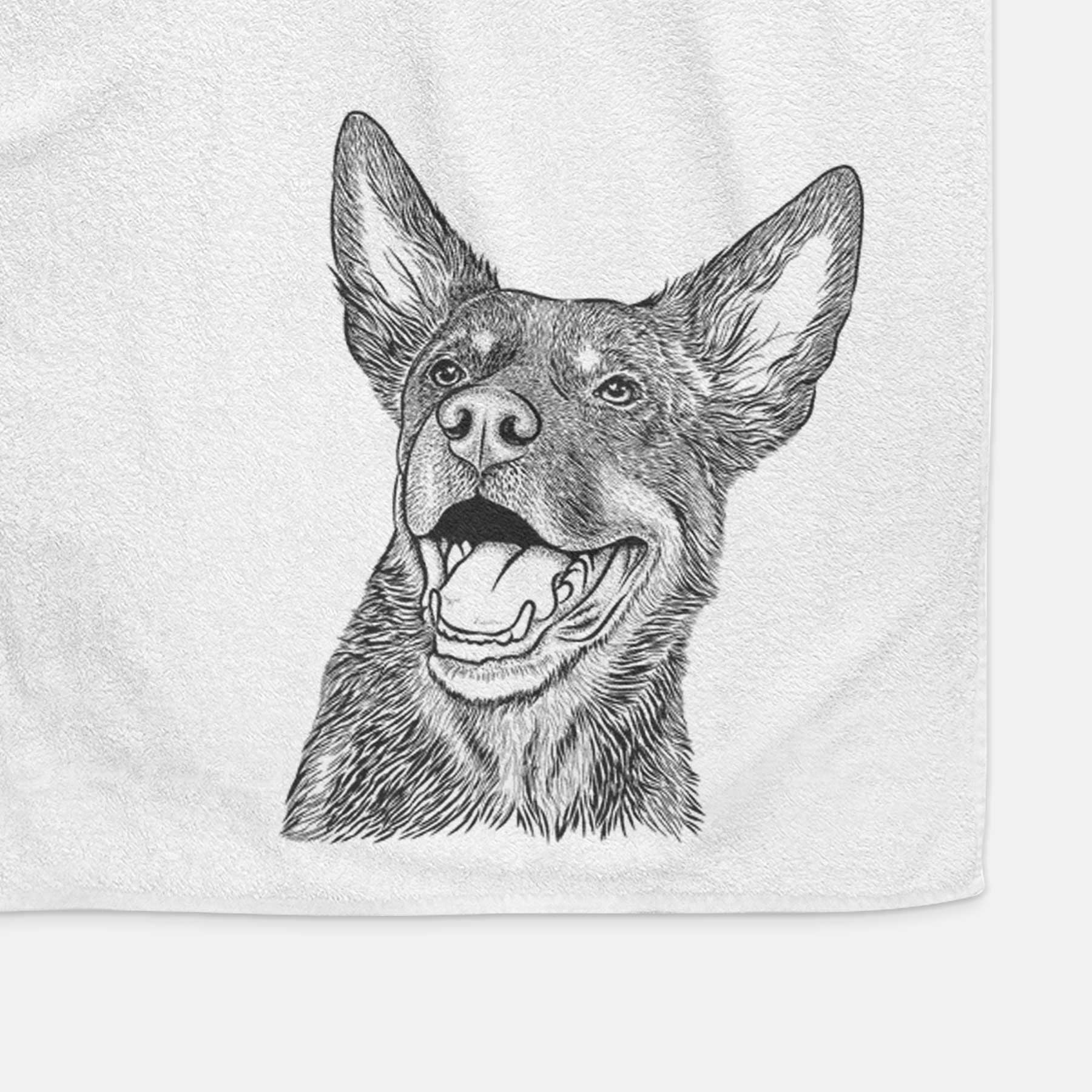 Tucker the Australian Kelpie Decorative Hand Towel