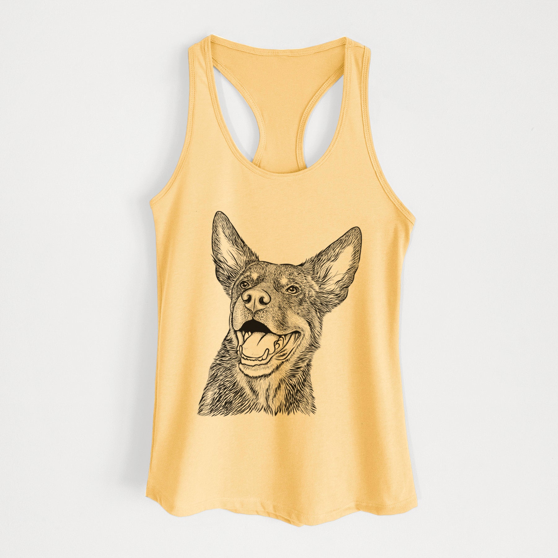 Tucker the Australian Kelpie - Women's Racerback Tanktop