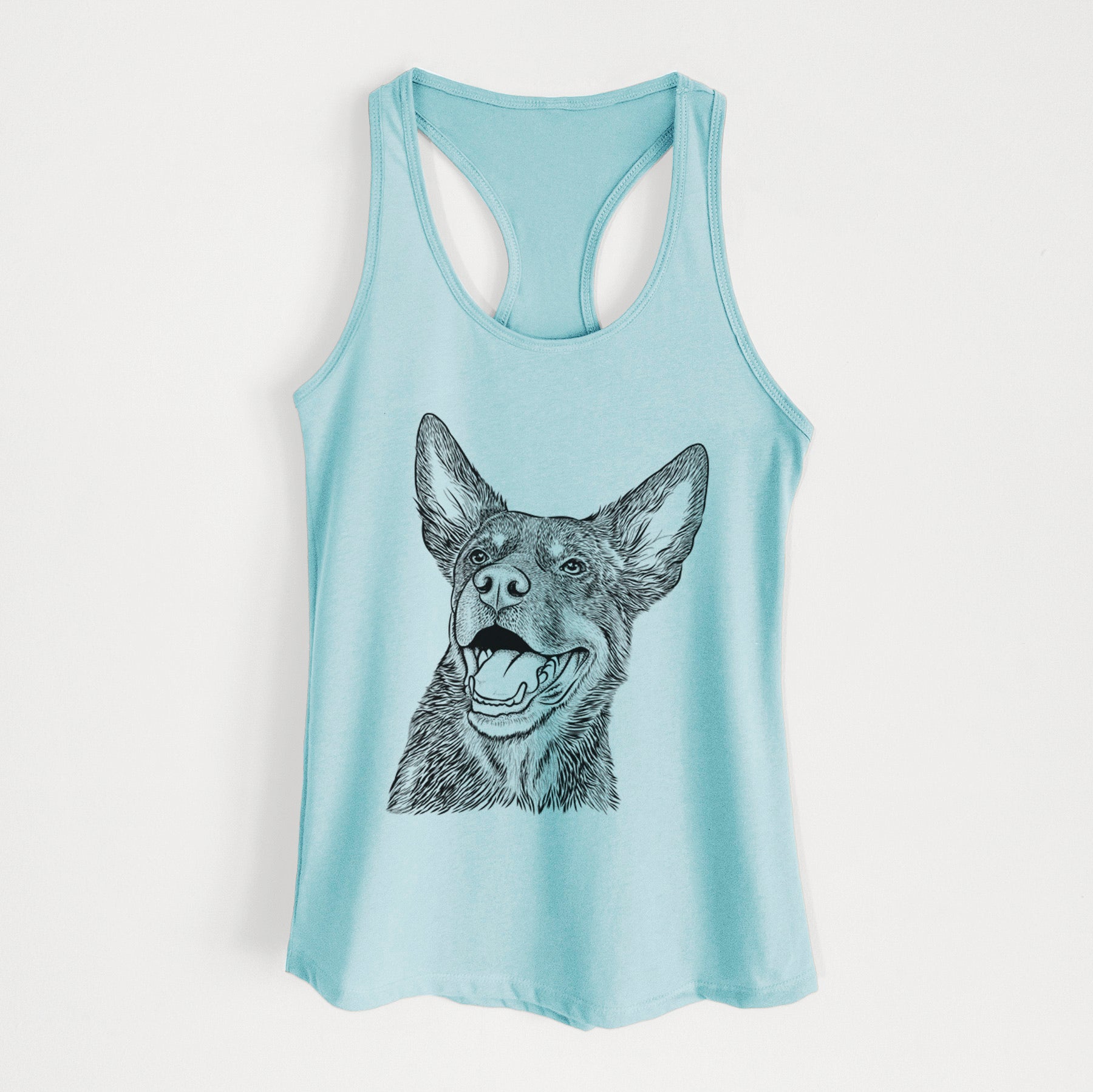 Tucker the Australian Kelpie - Women's Racerback Tanktop