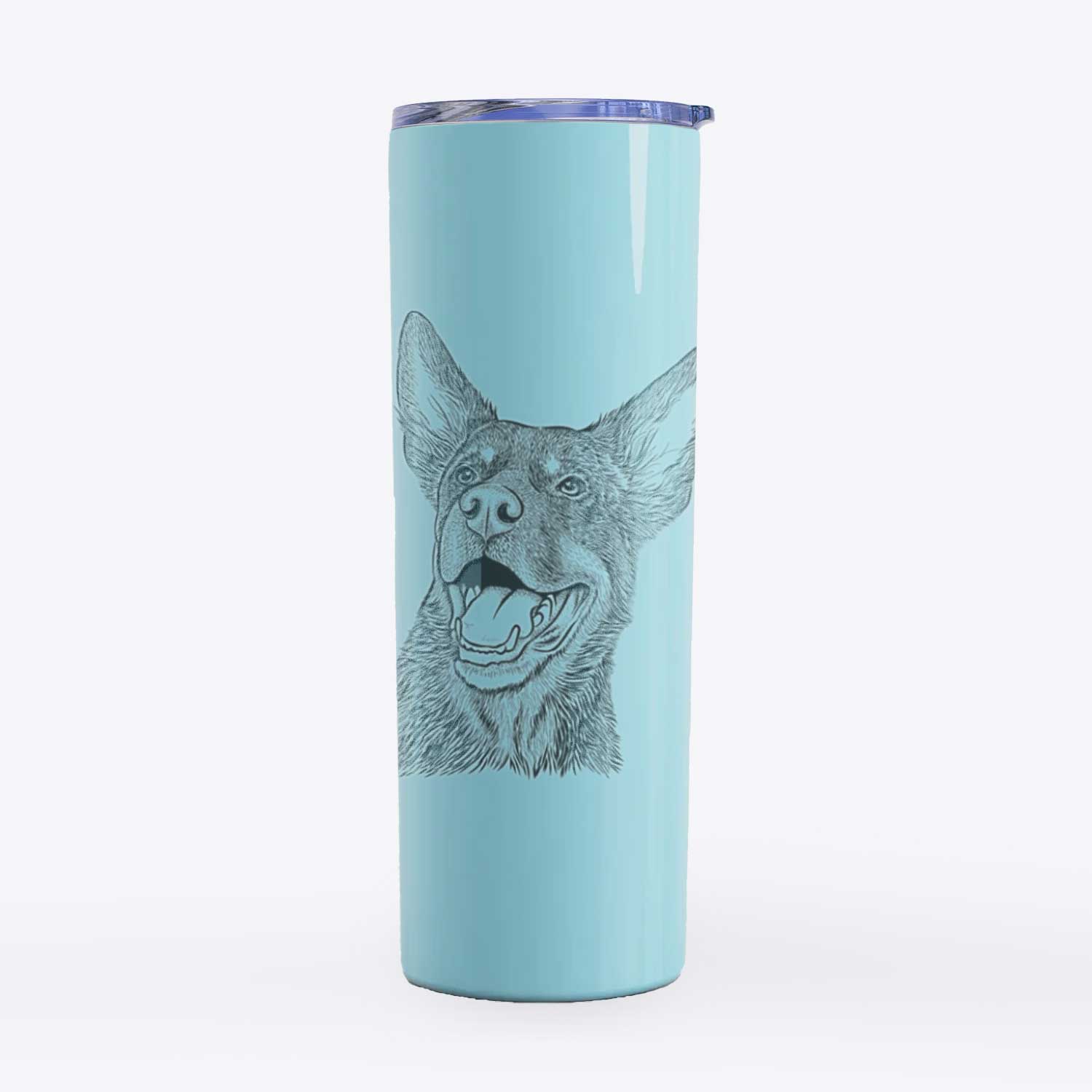 Tucker the Australian Kelpie - 20oz Skinny Tumbler