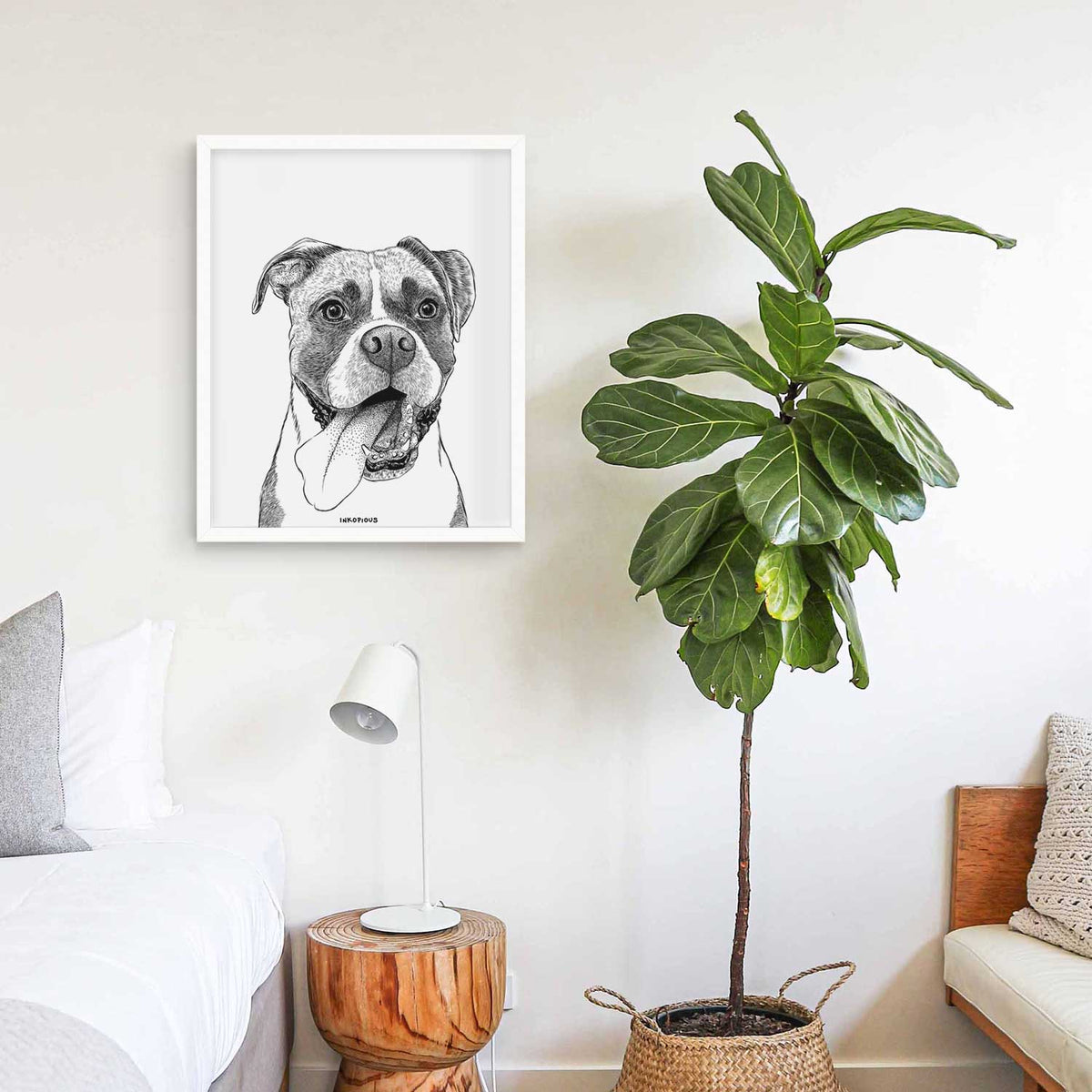 Tuckeroo the Boxer Art Print