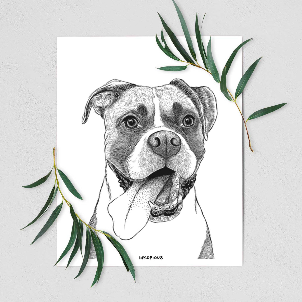 Tuckeroo the Boxer Art Print