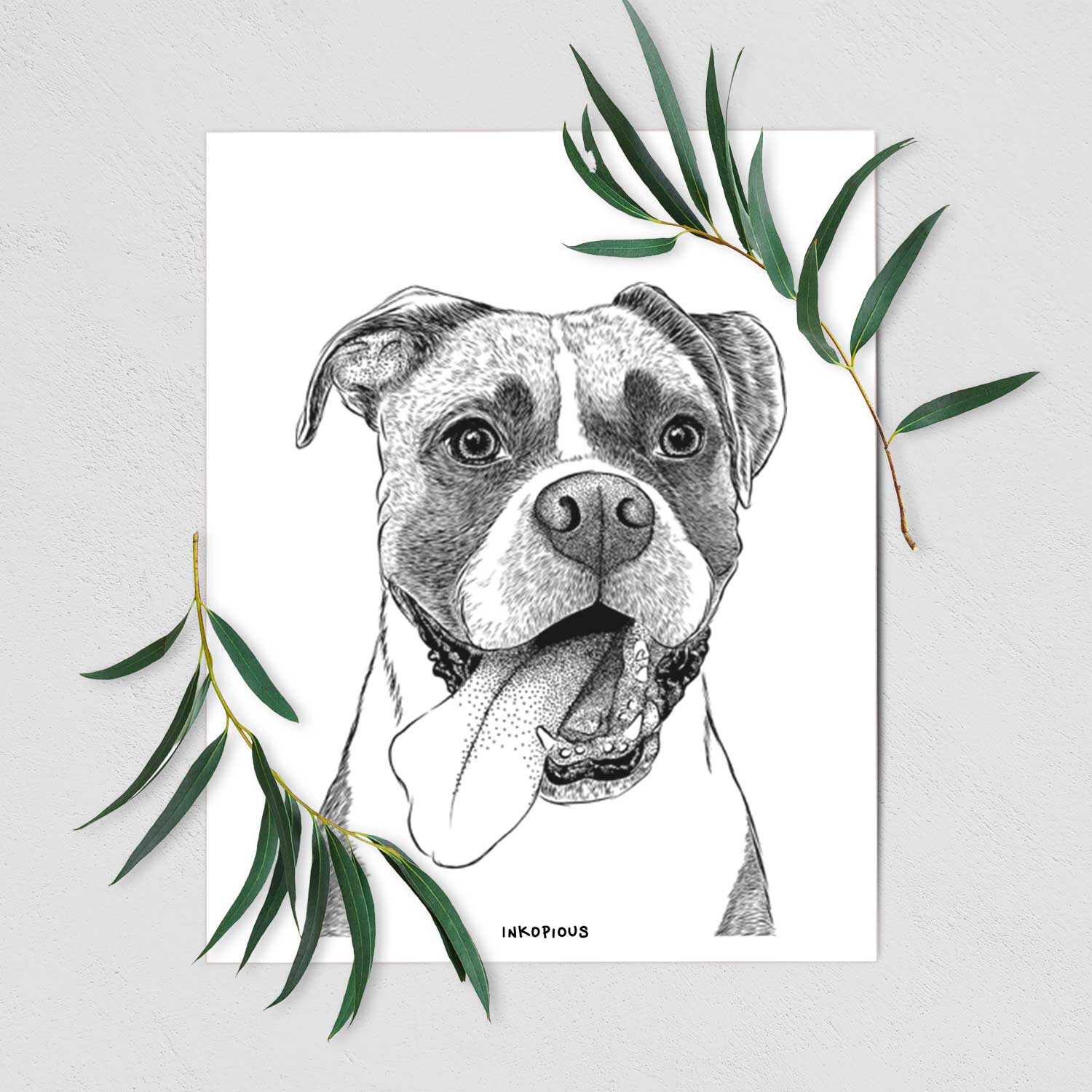 Tuckeroo the Boxer Art Print