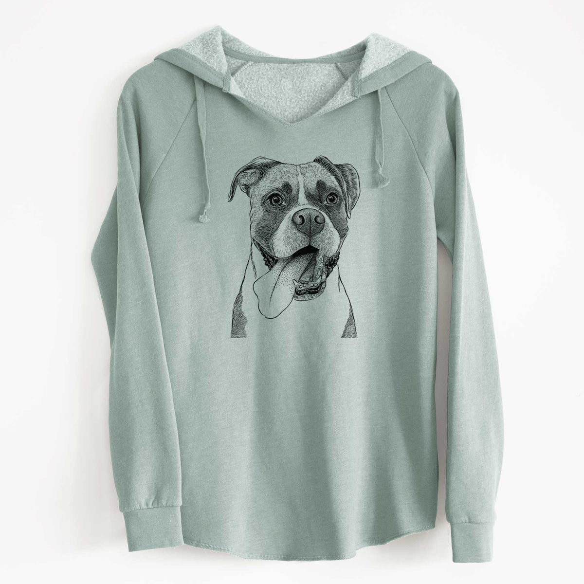 Bare Tuckeroo the Boxer - Cali Wave Hooded Sweatshirt