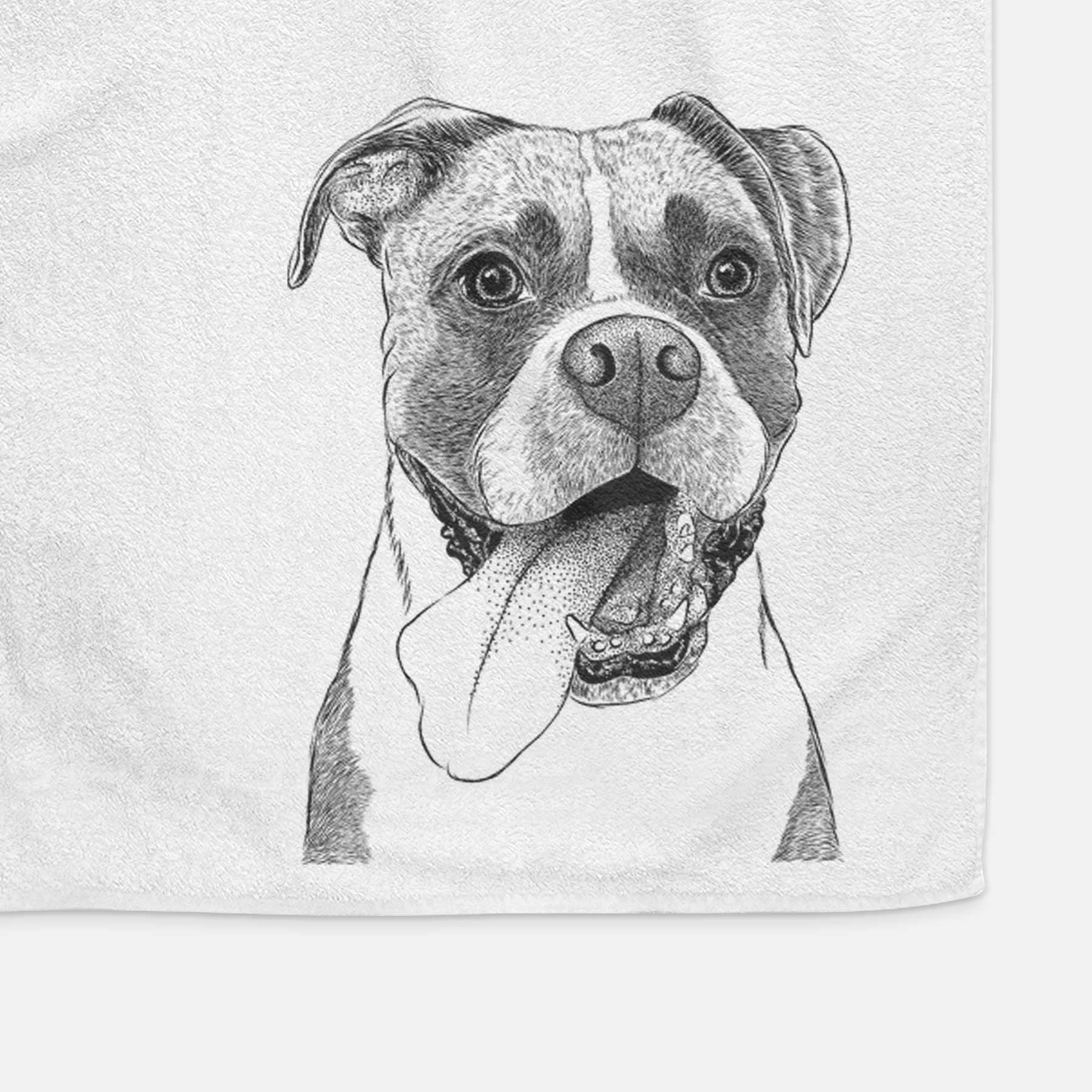 Tuckeroo the Boxer Decorative Hand Towel