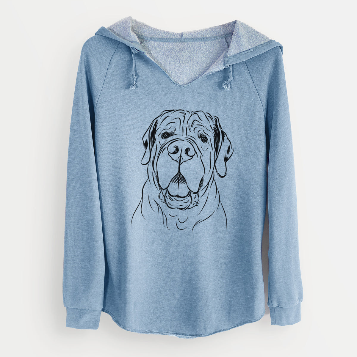 Bare Tufton the English Mastiff - Cali Wave Hooded Sweatshirt