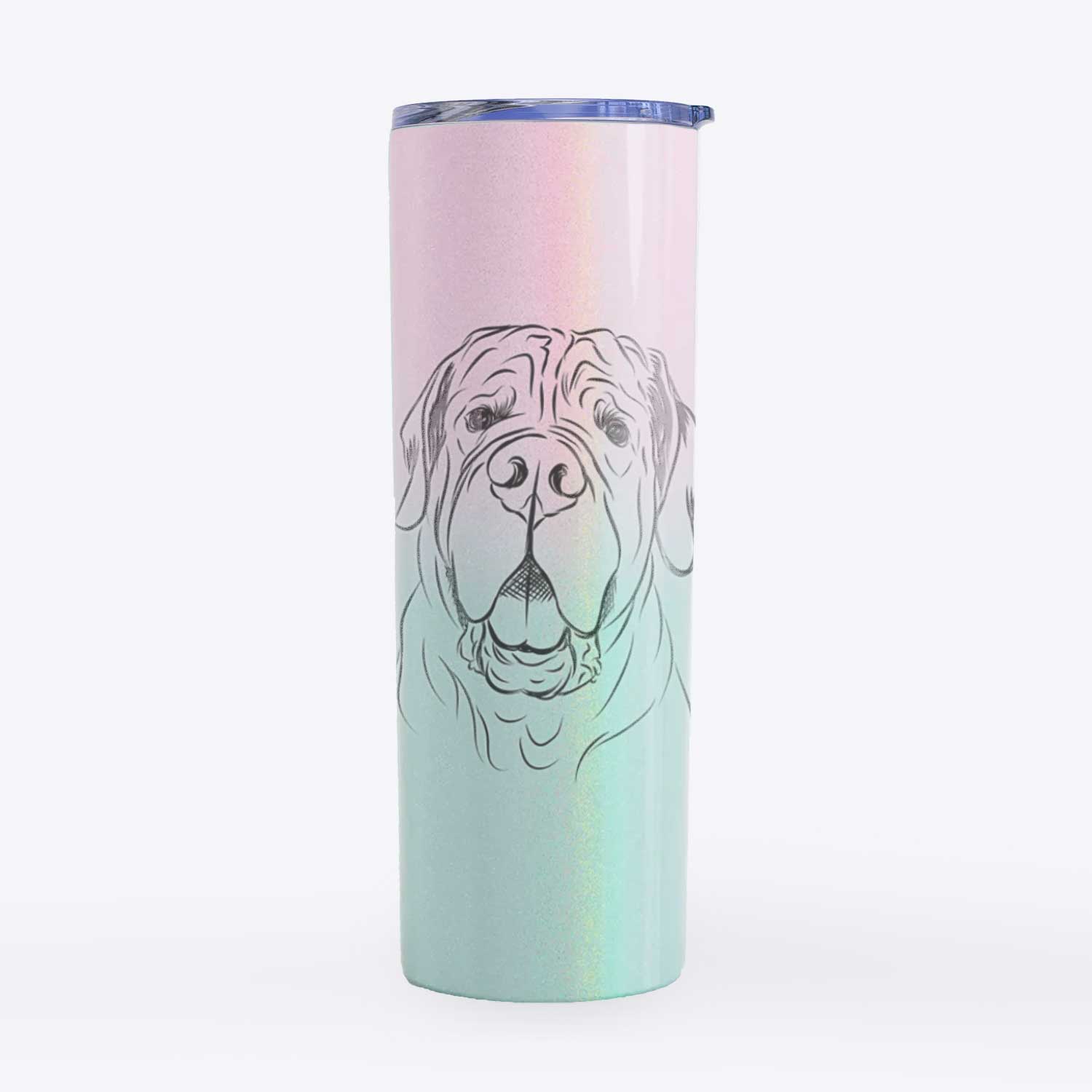 Tufton the English Mastiff - 20oz Skinny Tumbler