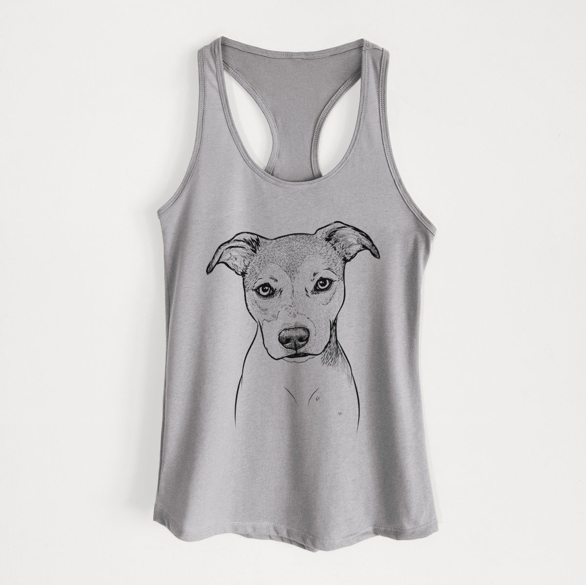 Tula the American Staffordshire Terrier Heeler Mix - Women&#39;s Racerback Tanktop