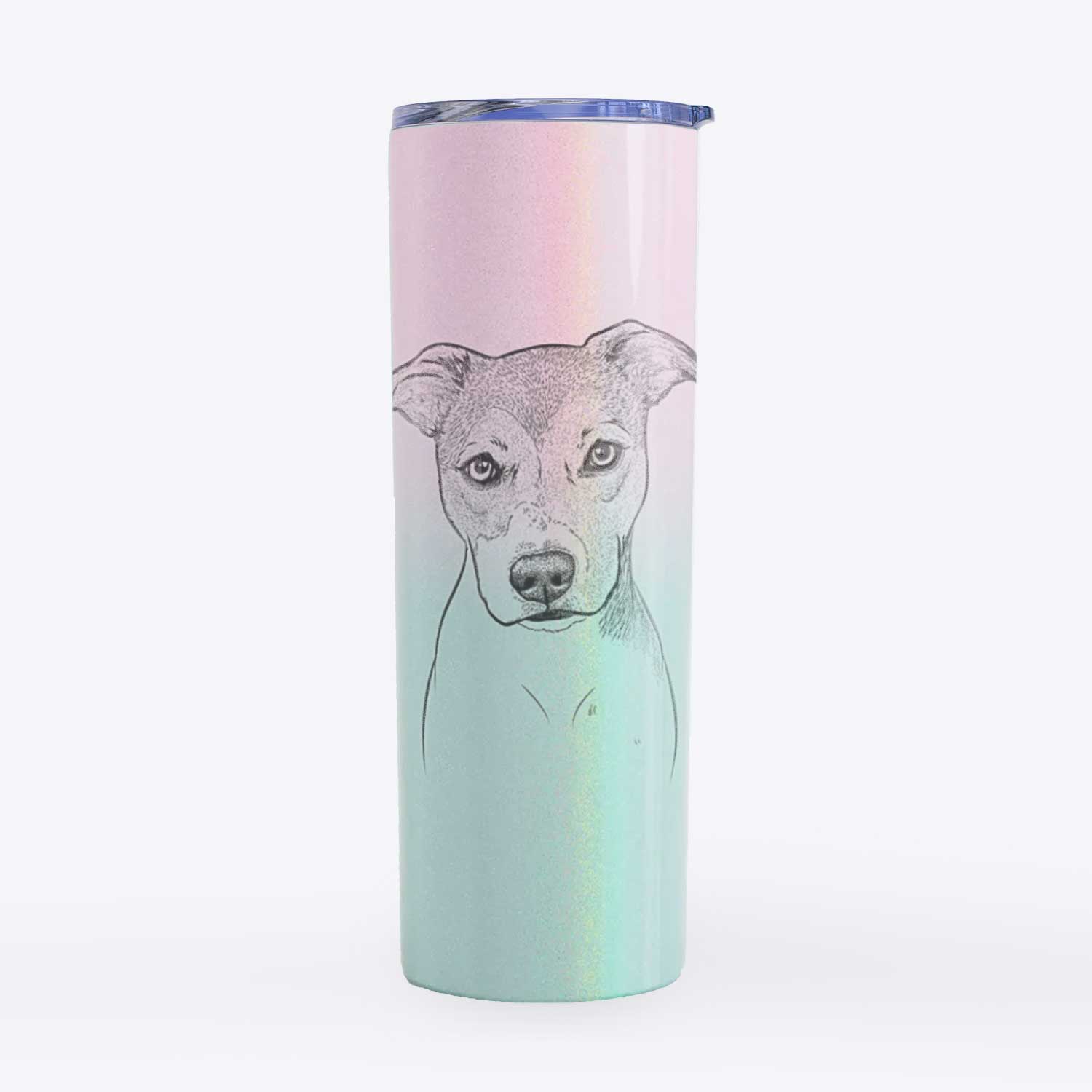 Tula the American Staffordshire Terrier Heeler Mix - 20oz Skinny Tumbler