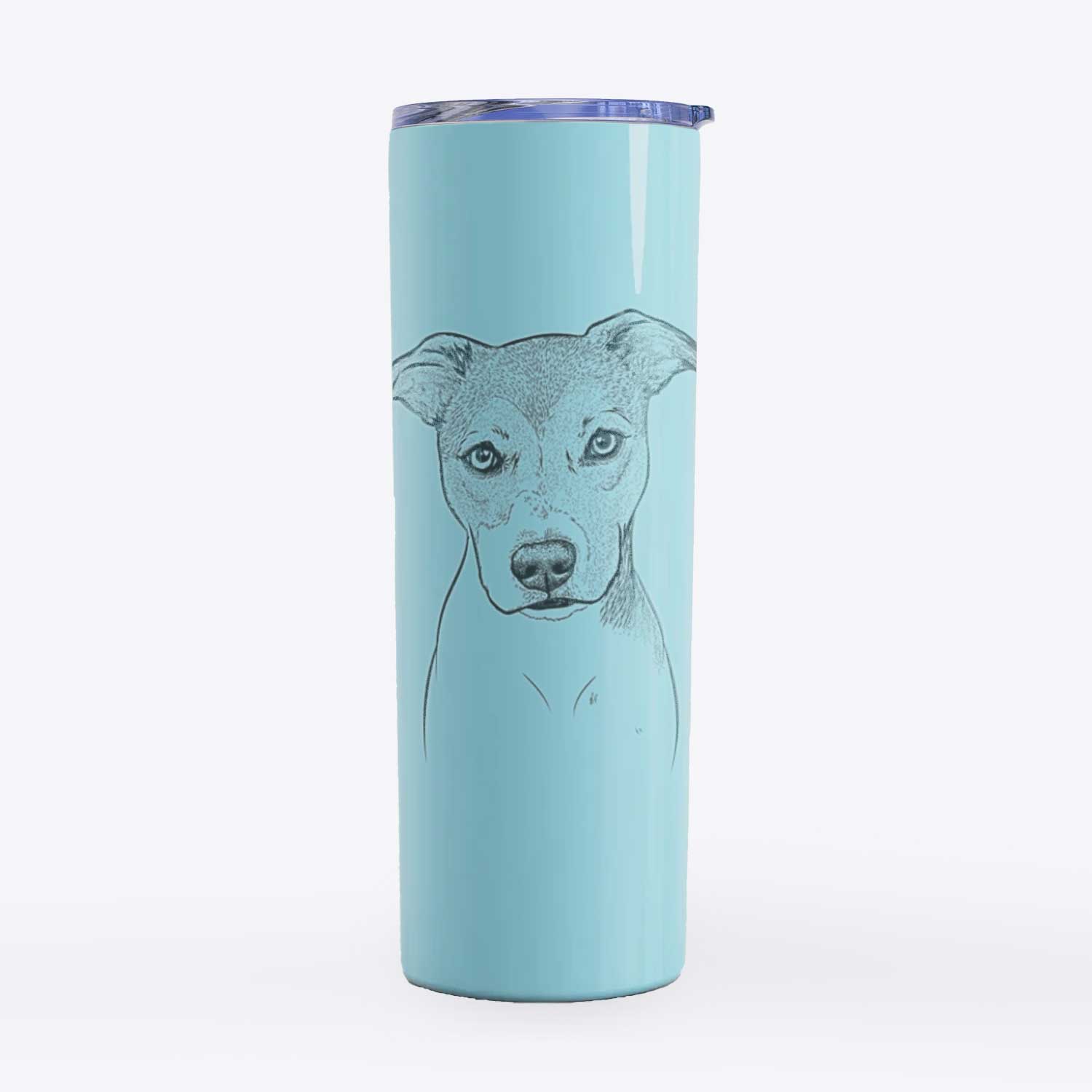 Tula the American Staffordshire Terrier Heeler Mix - 20oz Skinny Tumbler